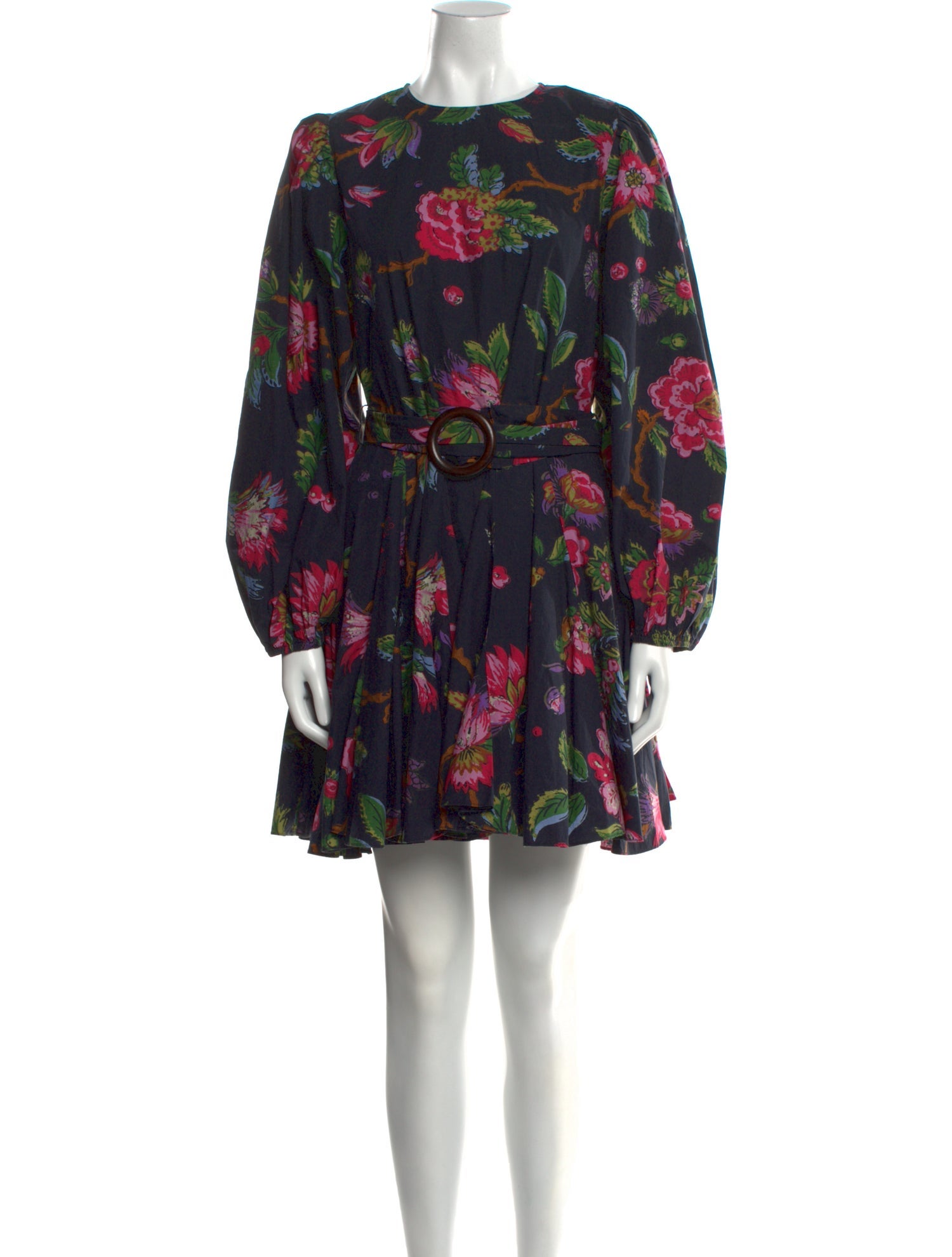 RHODE Floral Print Mini Dress