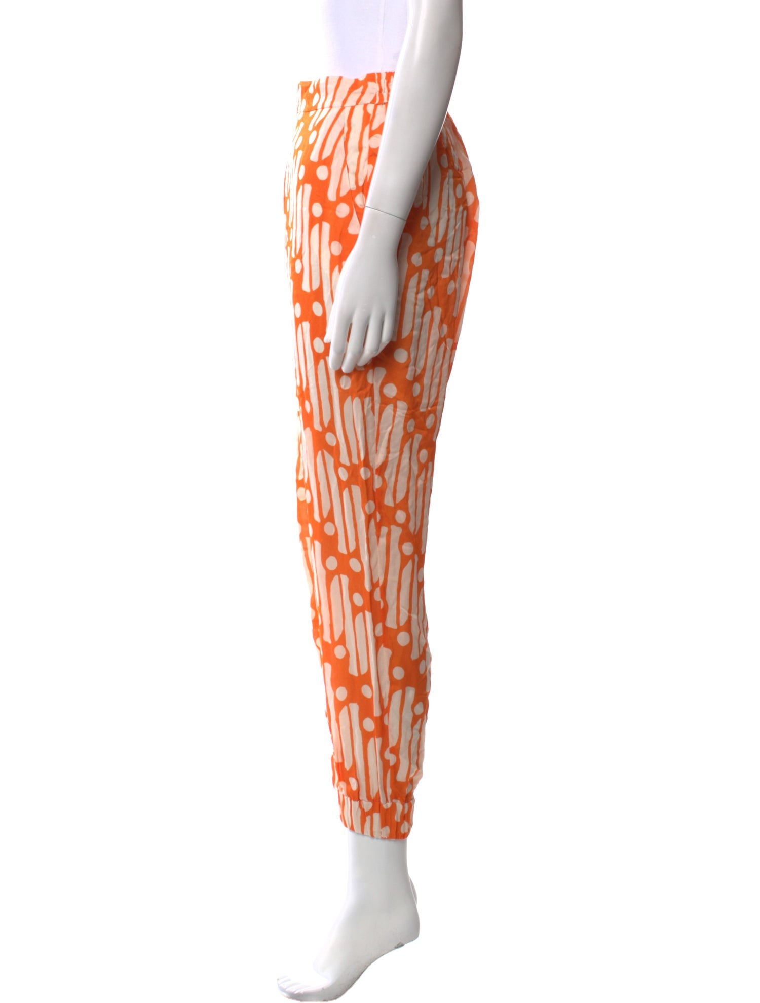 RHODE Printed Skinny Leg Pants