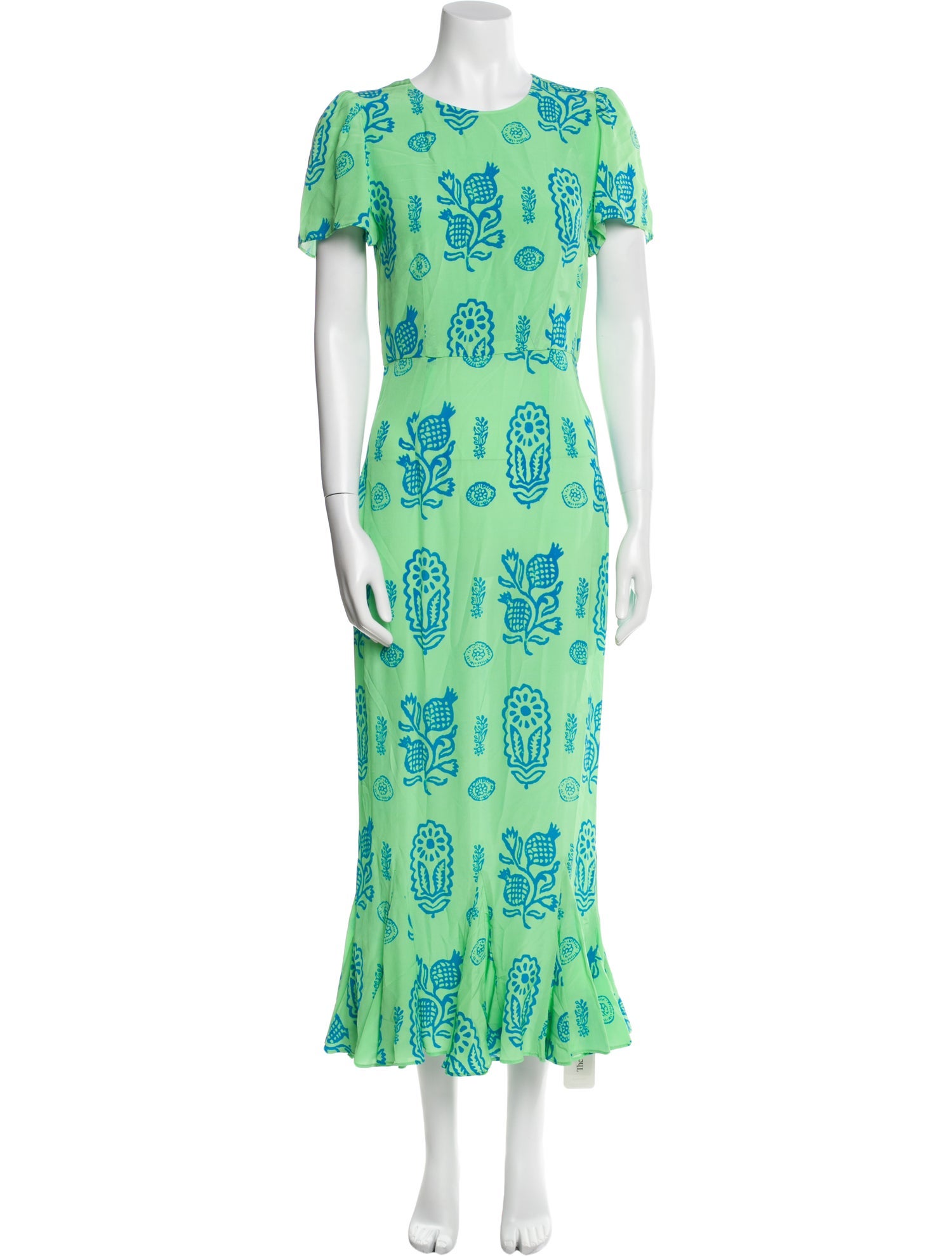 RHODE Printed Long Dress
