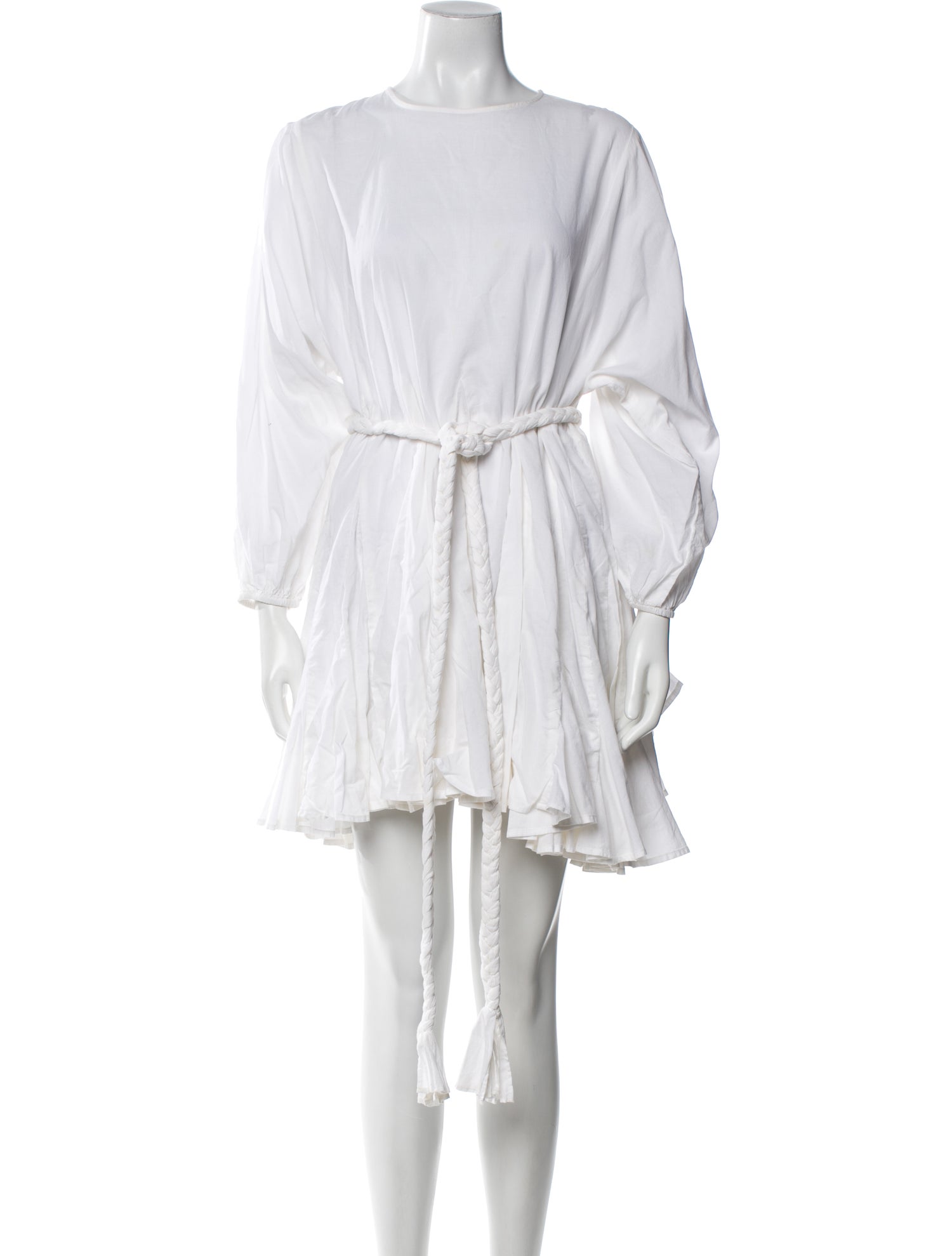 RHODE Bateau Neckline Mini Dress