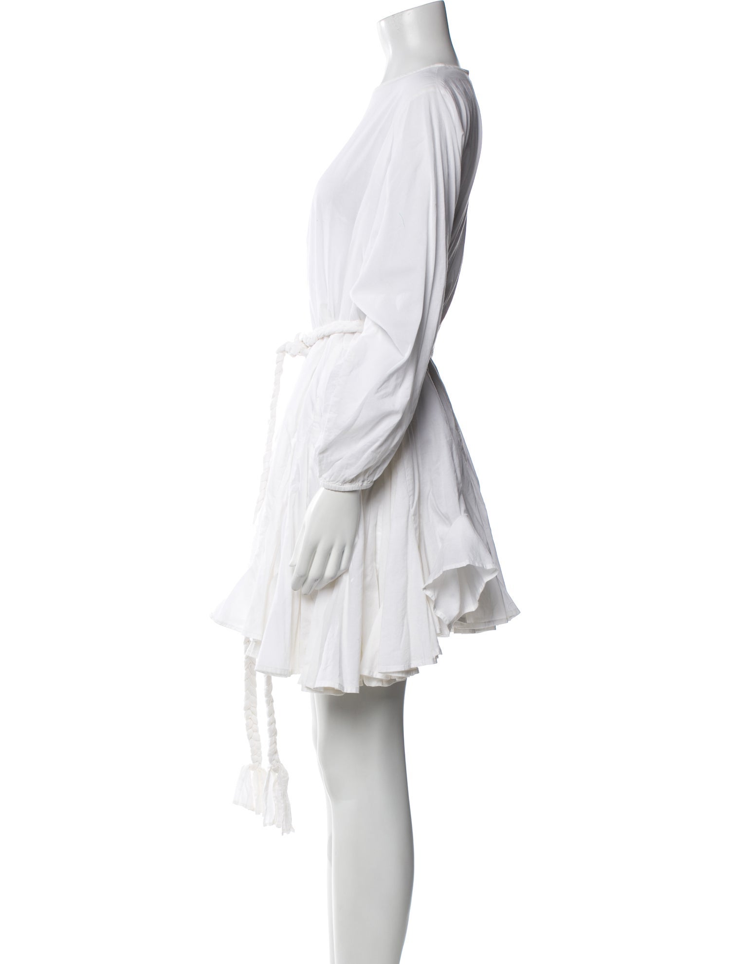 RHODE Bateau Neckline Mini Dress