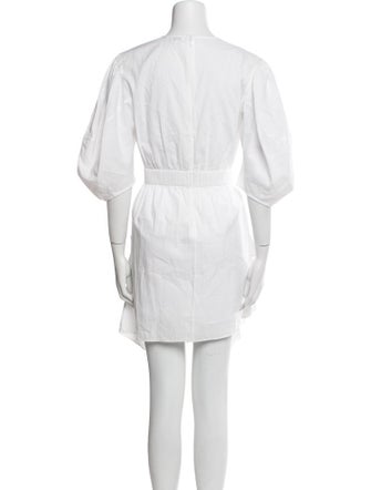 RHODE Bateau Neckline Mini Dress