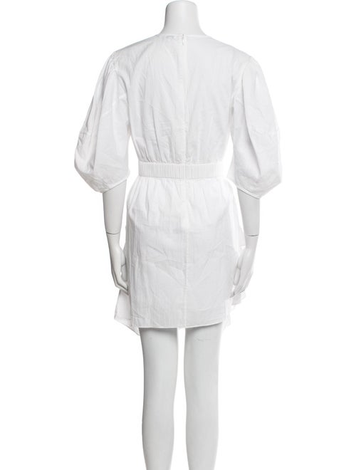 RHODE Bateau Neckline Mini Dress