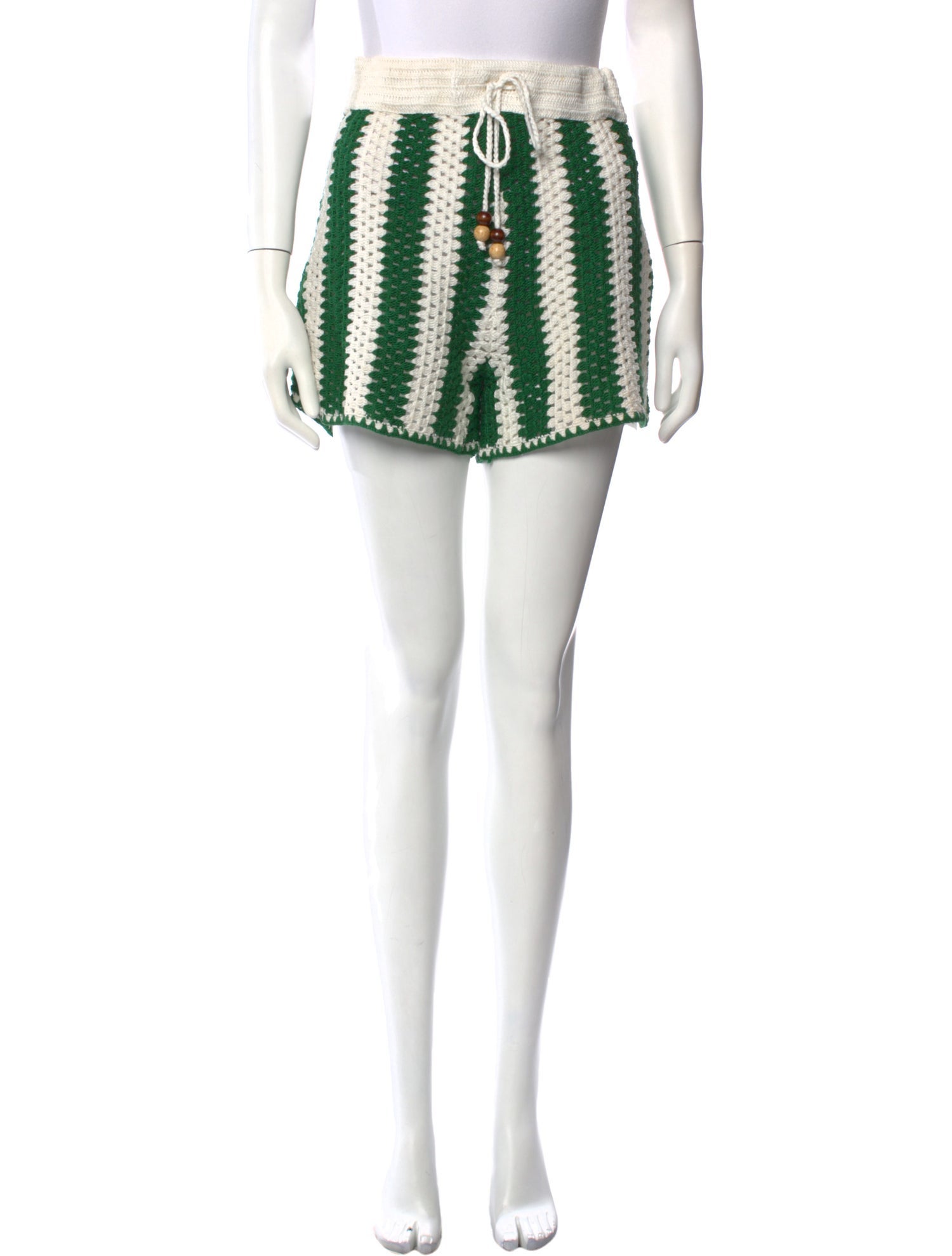 RHODE Striped Mini Shorts