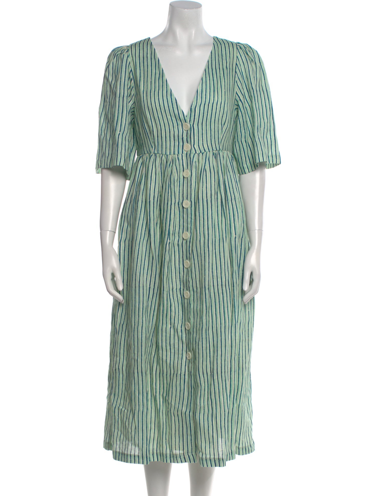 RHODE Linen Midi Length Dress w/ Tags