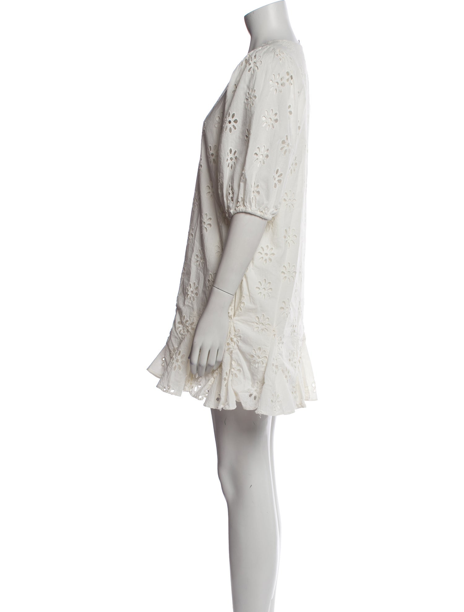 RHODE V-Neck Mini Dress