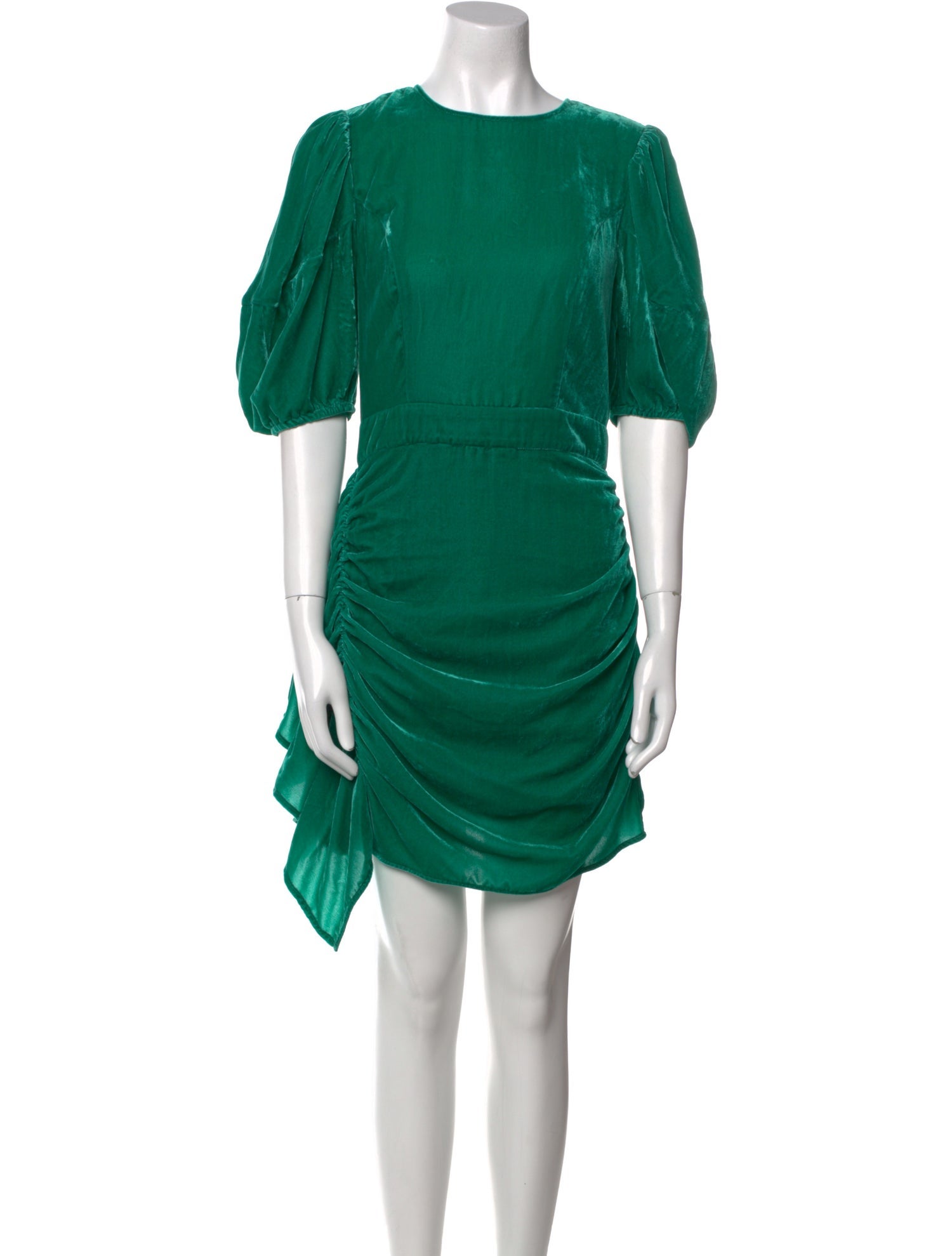 RHODE Bateau Neckline Mini Dress