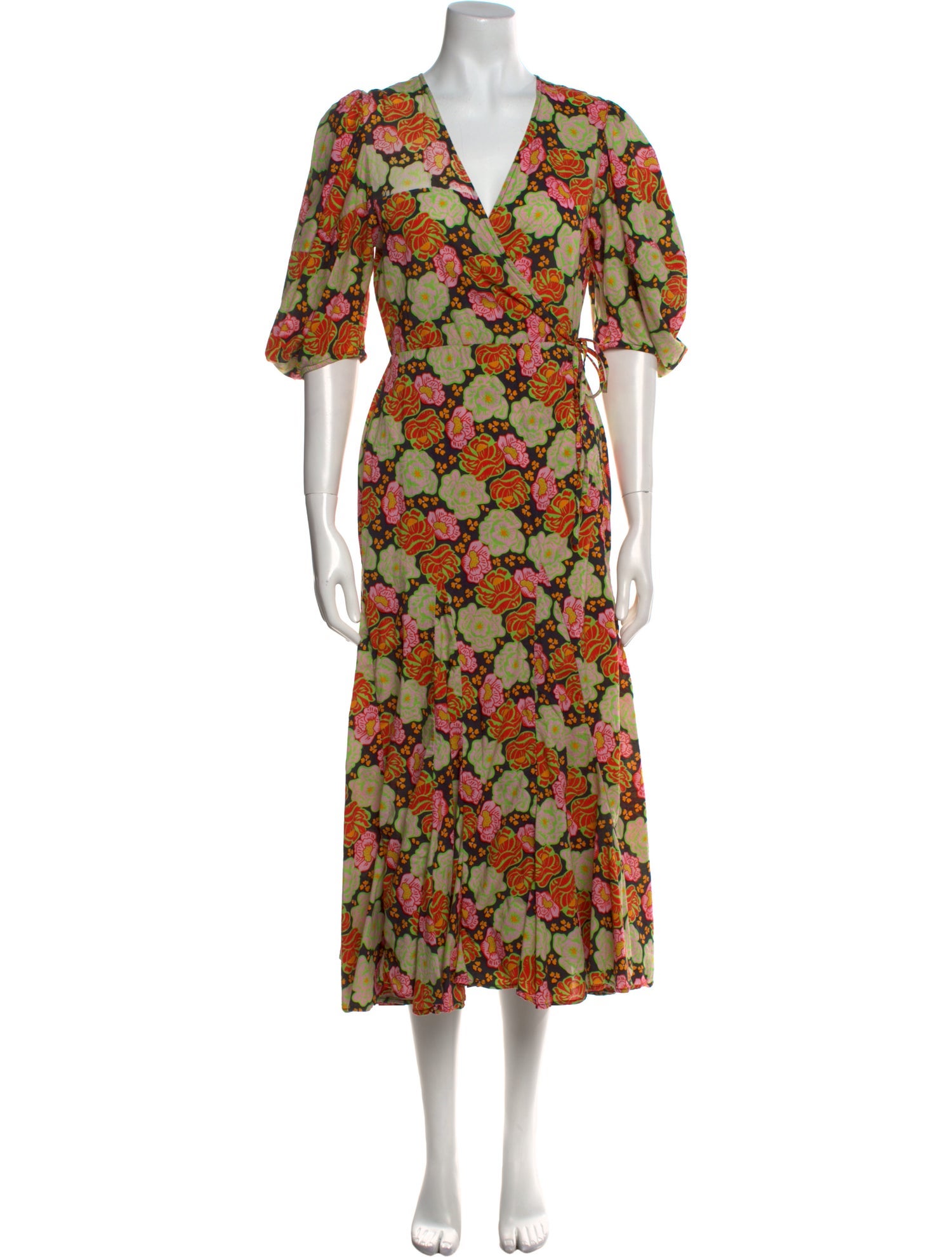 RHODE Floral Print Long Dress