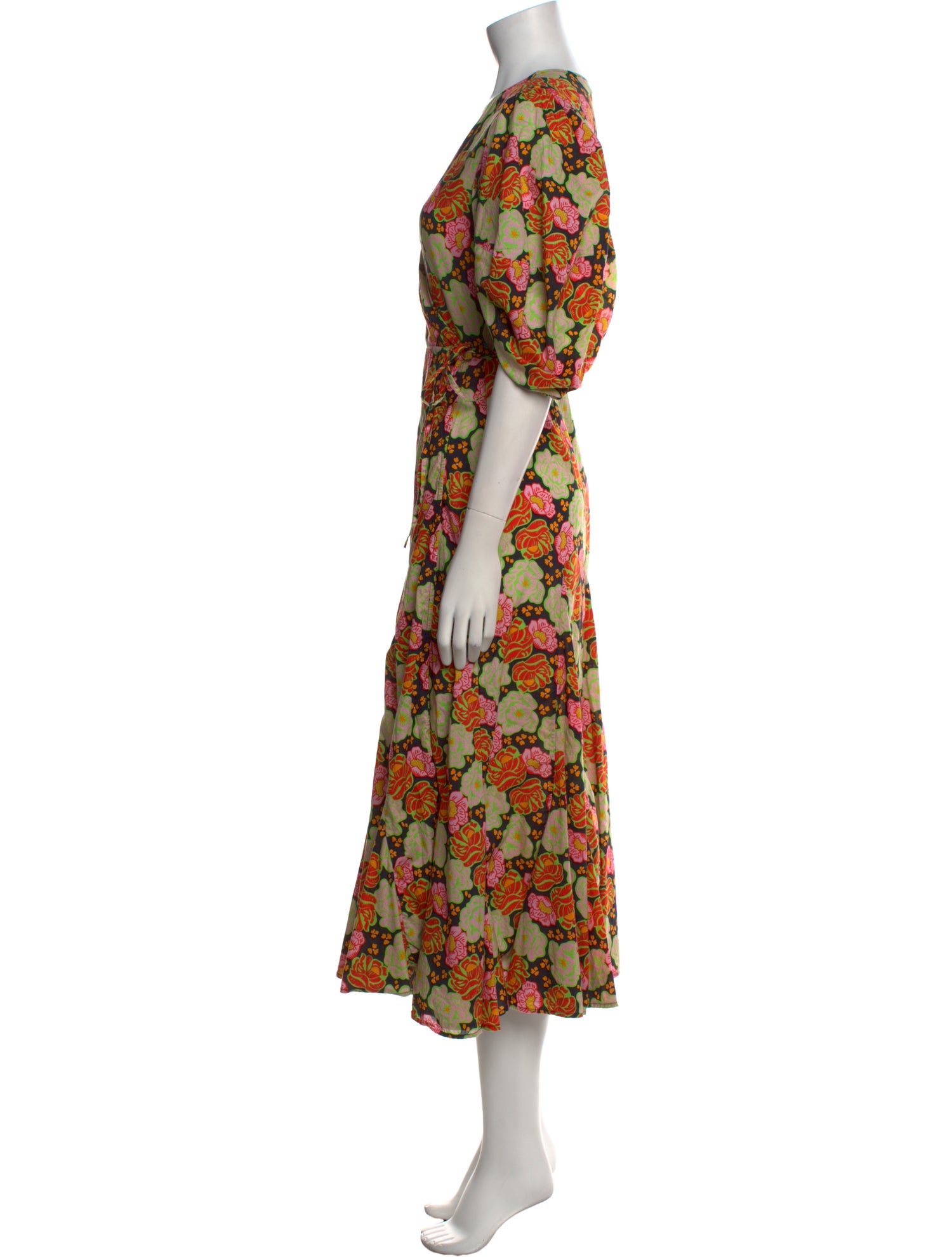 RHODE Floral Print Long Dress