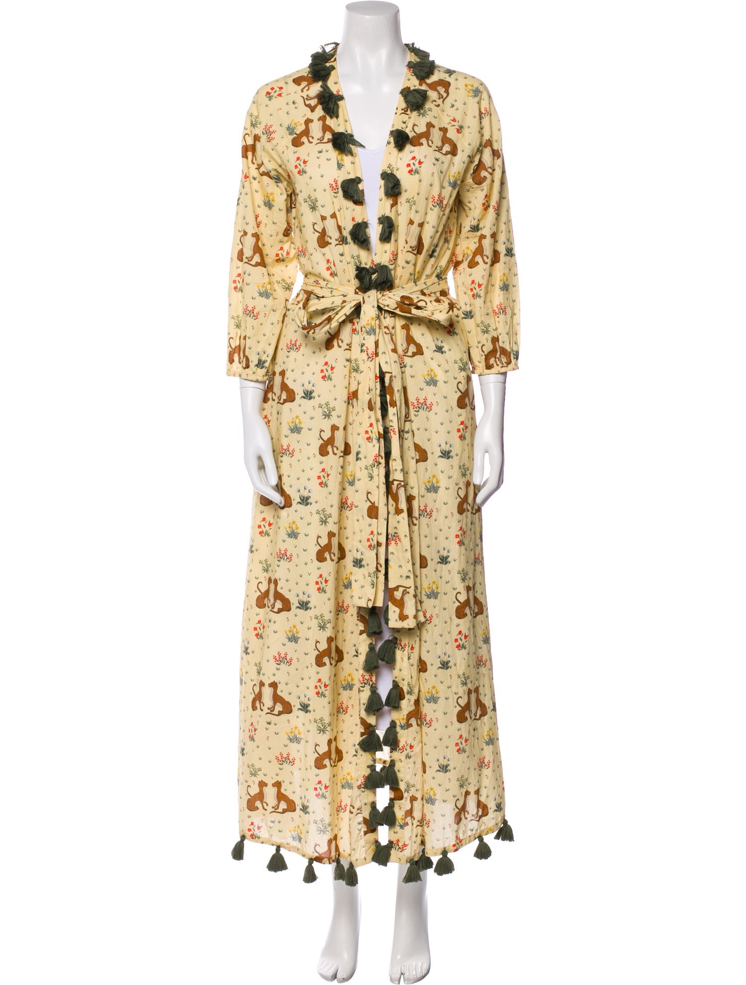 RHODE Printed Tassel Accents Robe