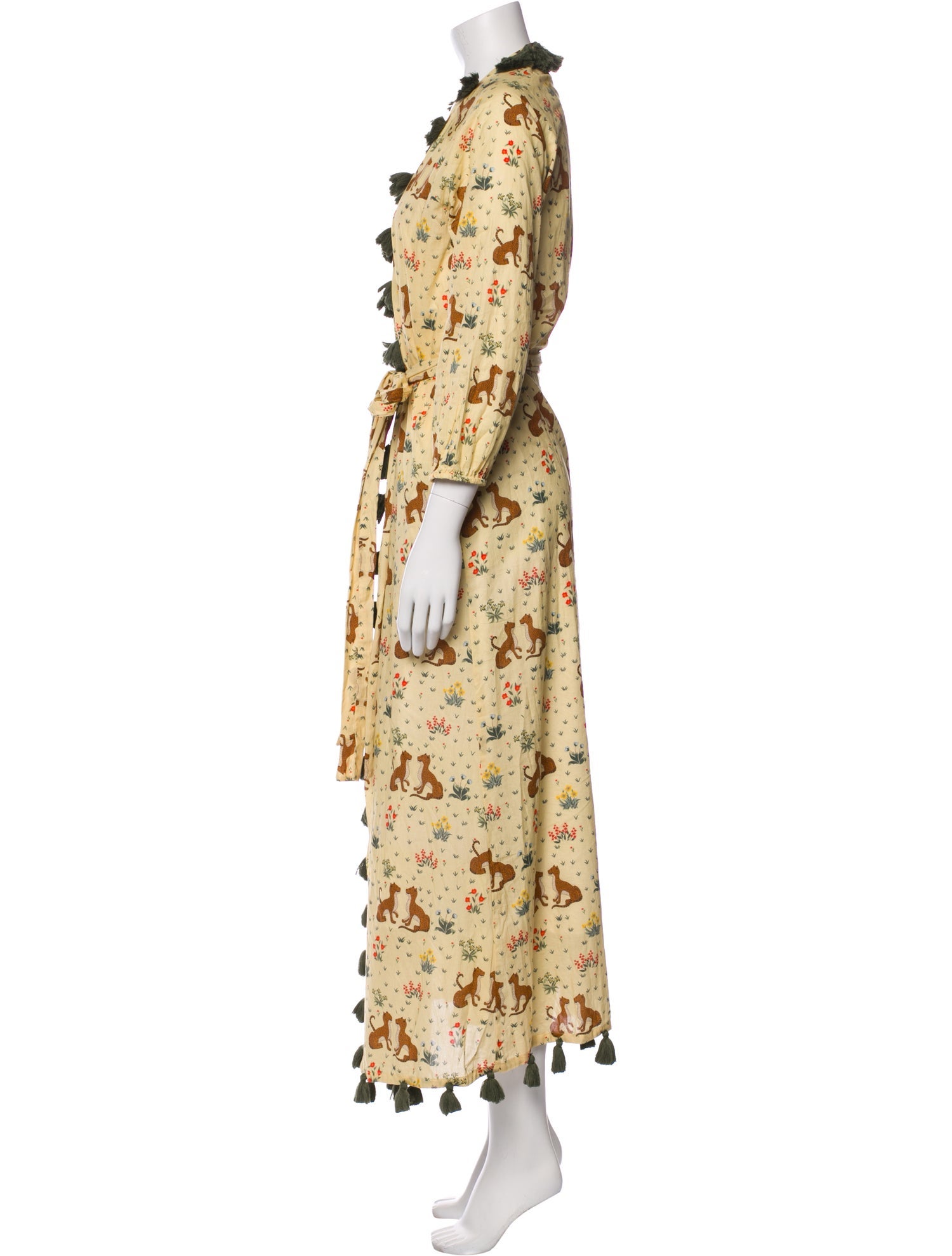 RHODE Printed Tassel Accents Robe