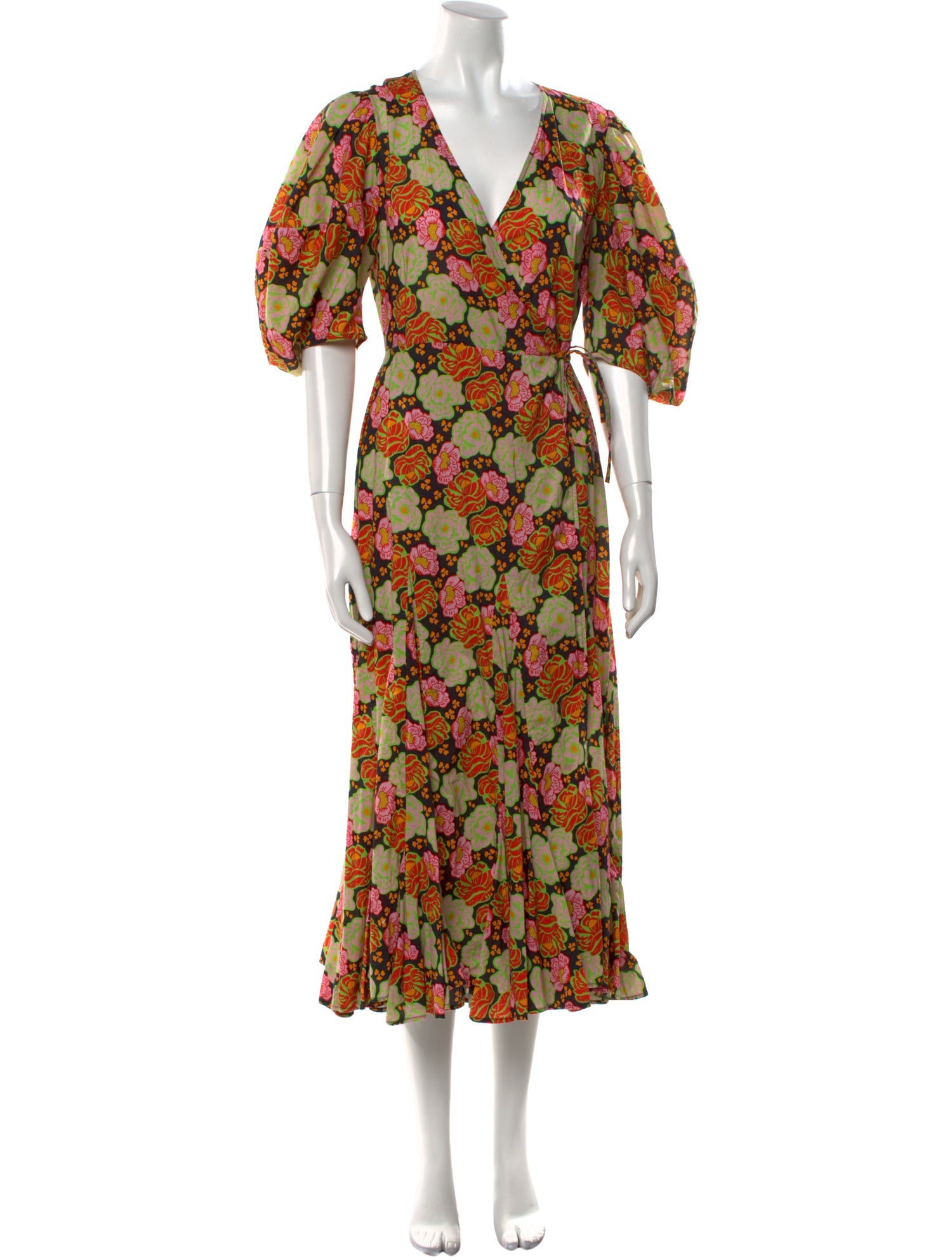 RHODE Floral Print Long Dress