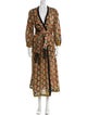 RHODE Printed Fringe Trim Accent Robe