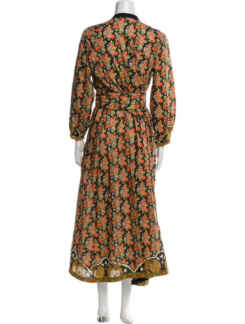 RHODE Printed Fringe Trim Accent Robe