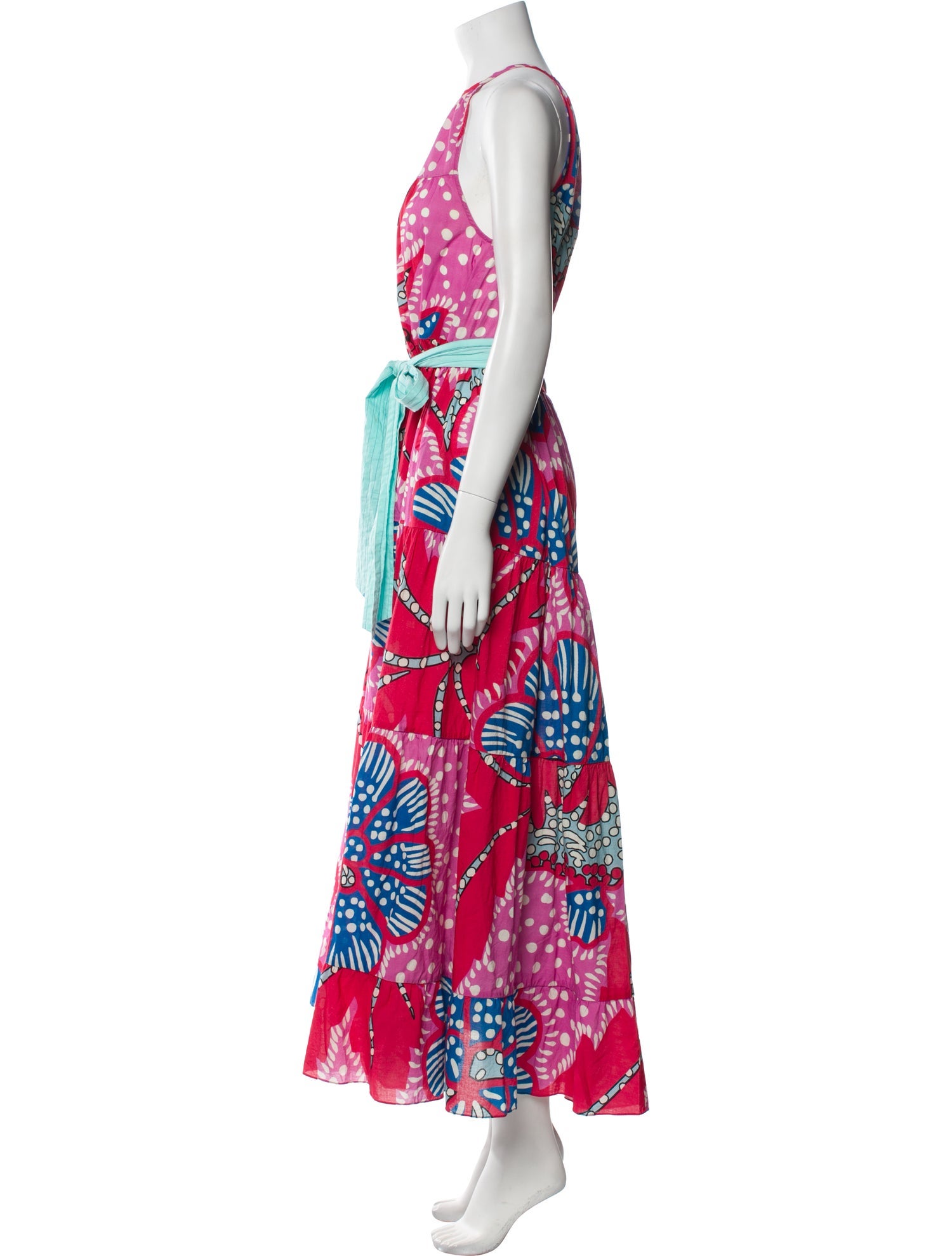 RHODE Printed Long Dress