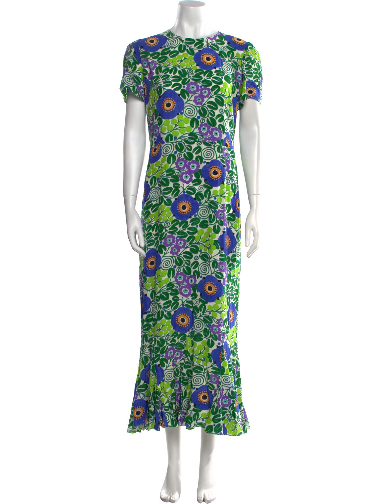 RHODE Floral Print Long Dress