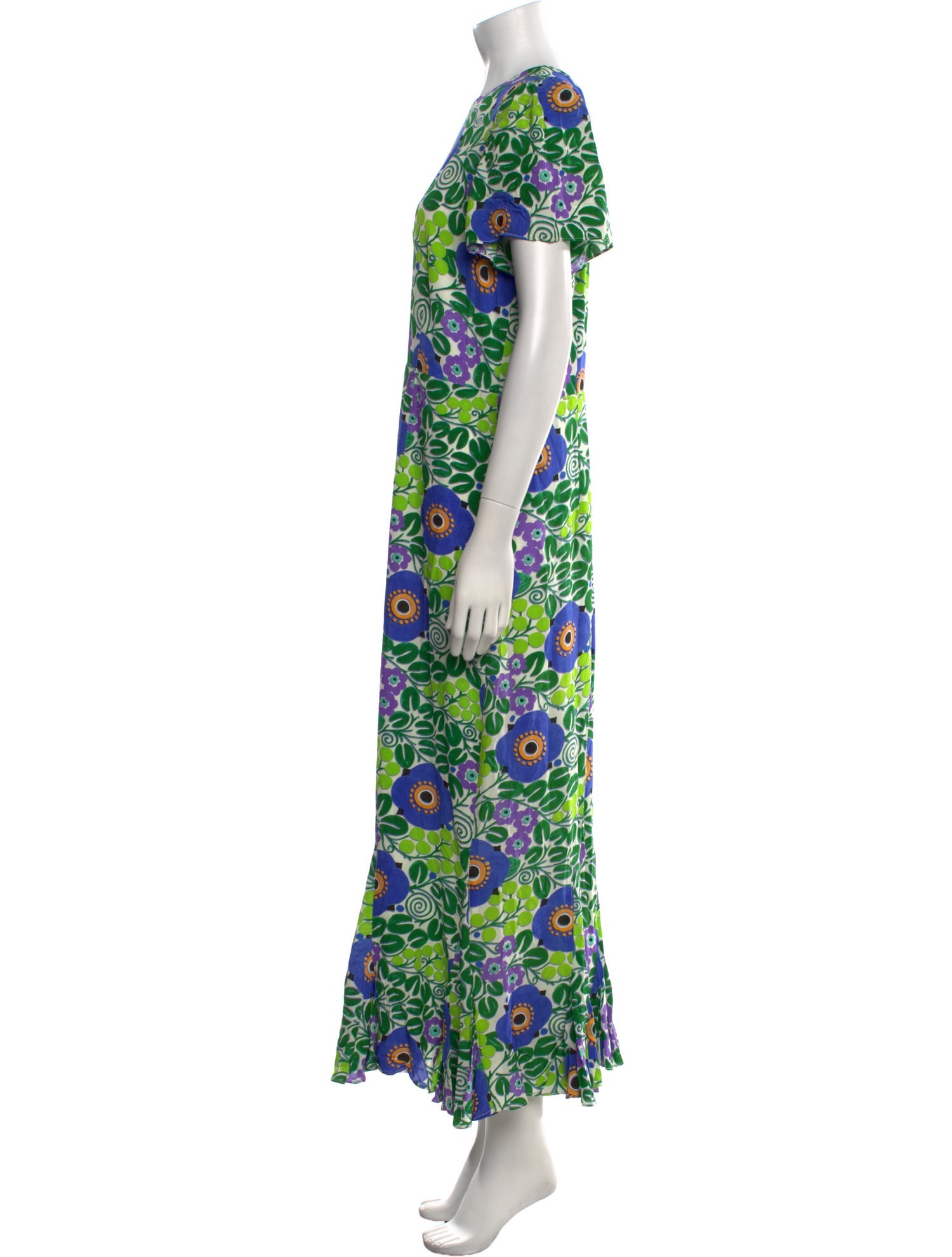 RHODE Floral Print Long Dress