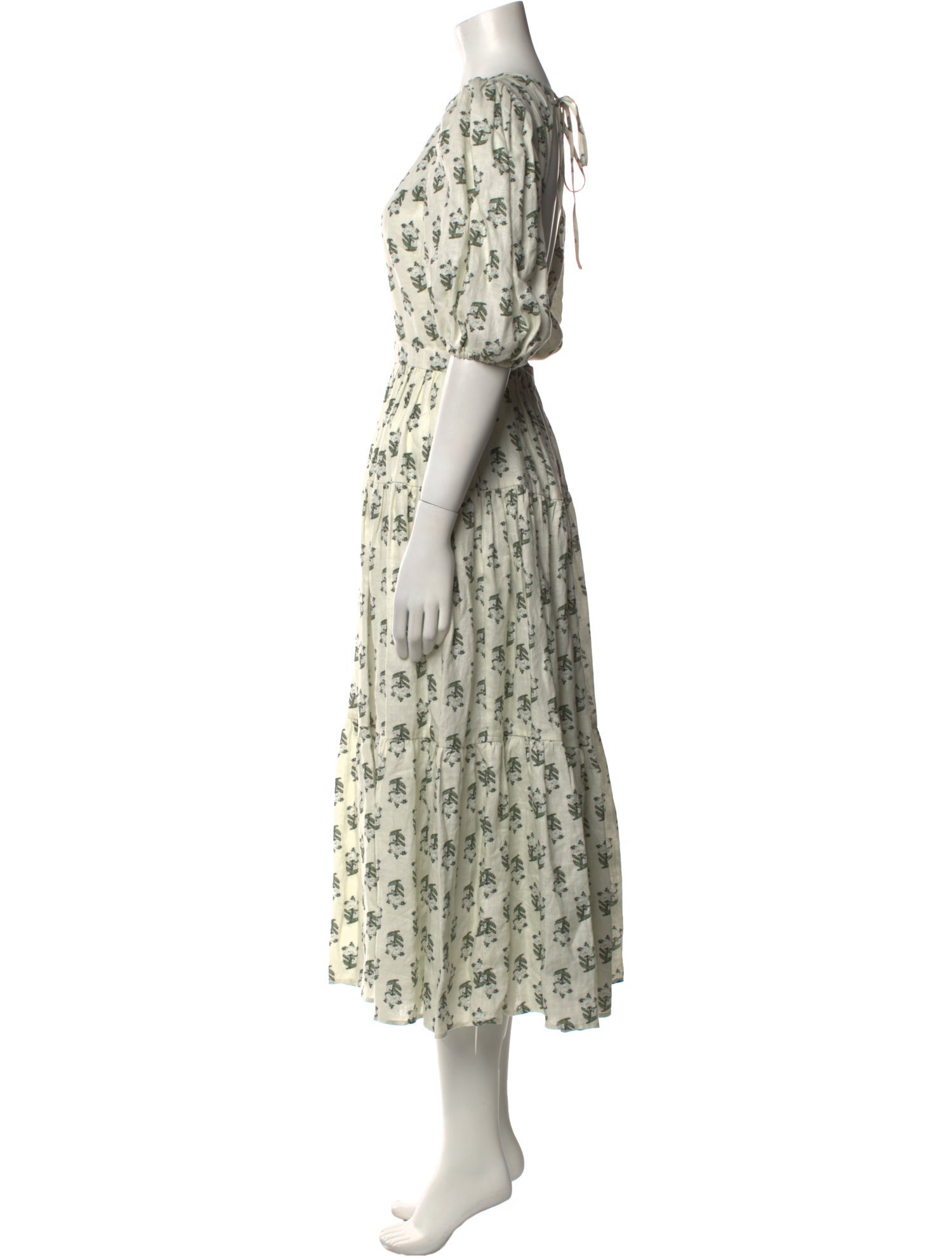 RHODE Linen Long Dress