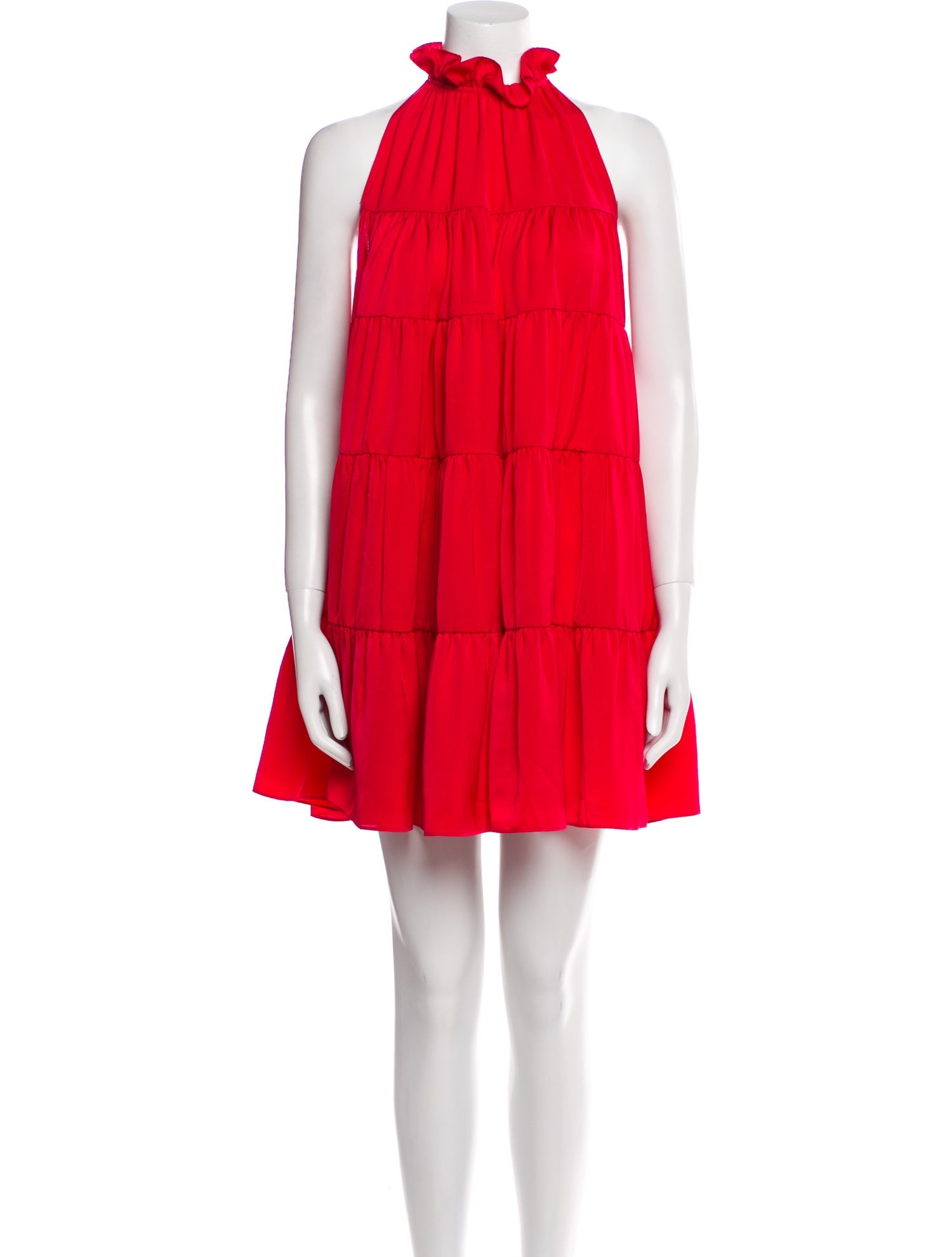 RHODE Mock Neck Mini Dress