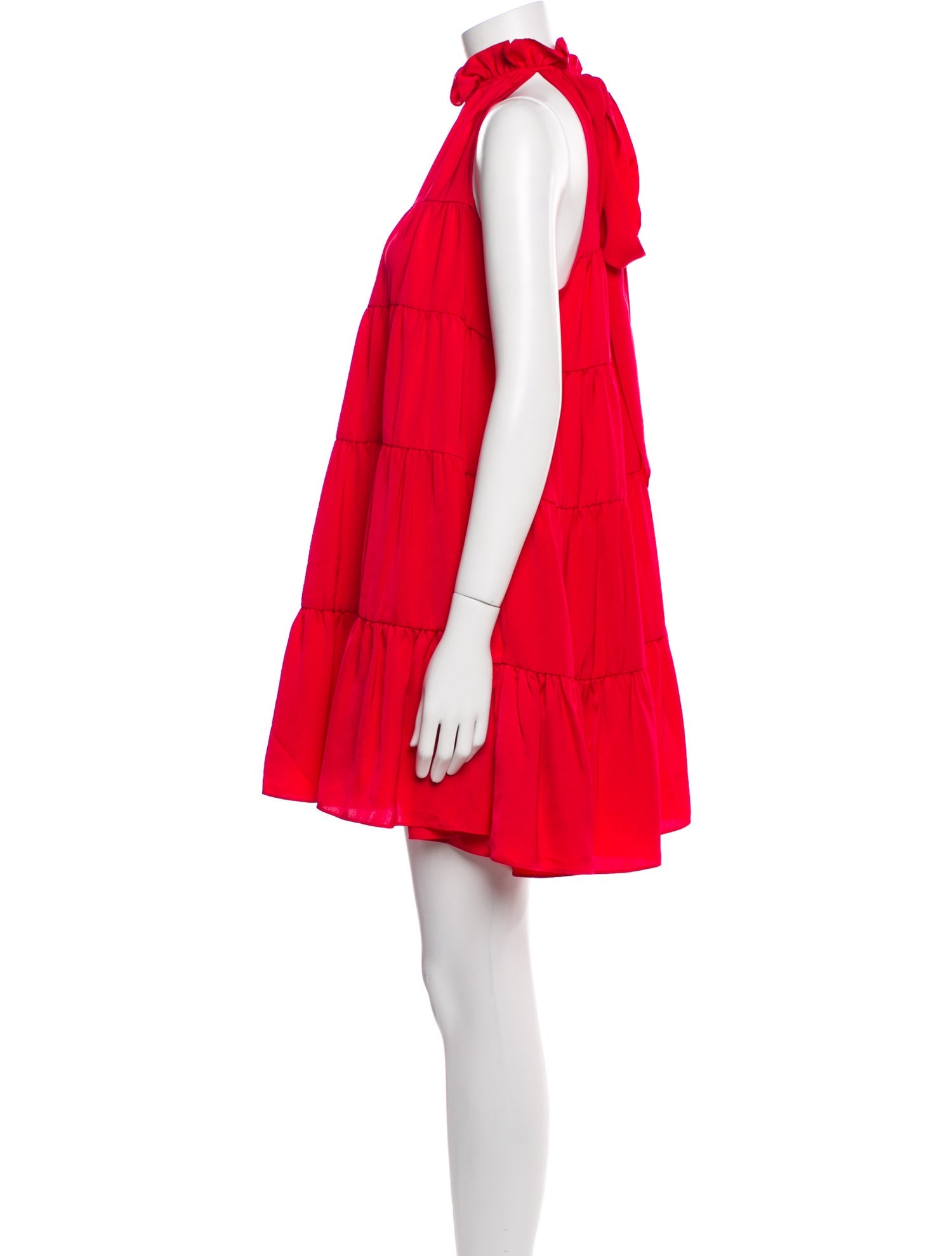 RHODE Mock Neck Mini Dress