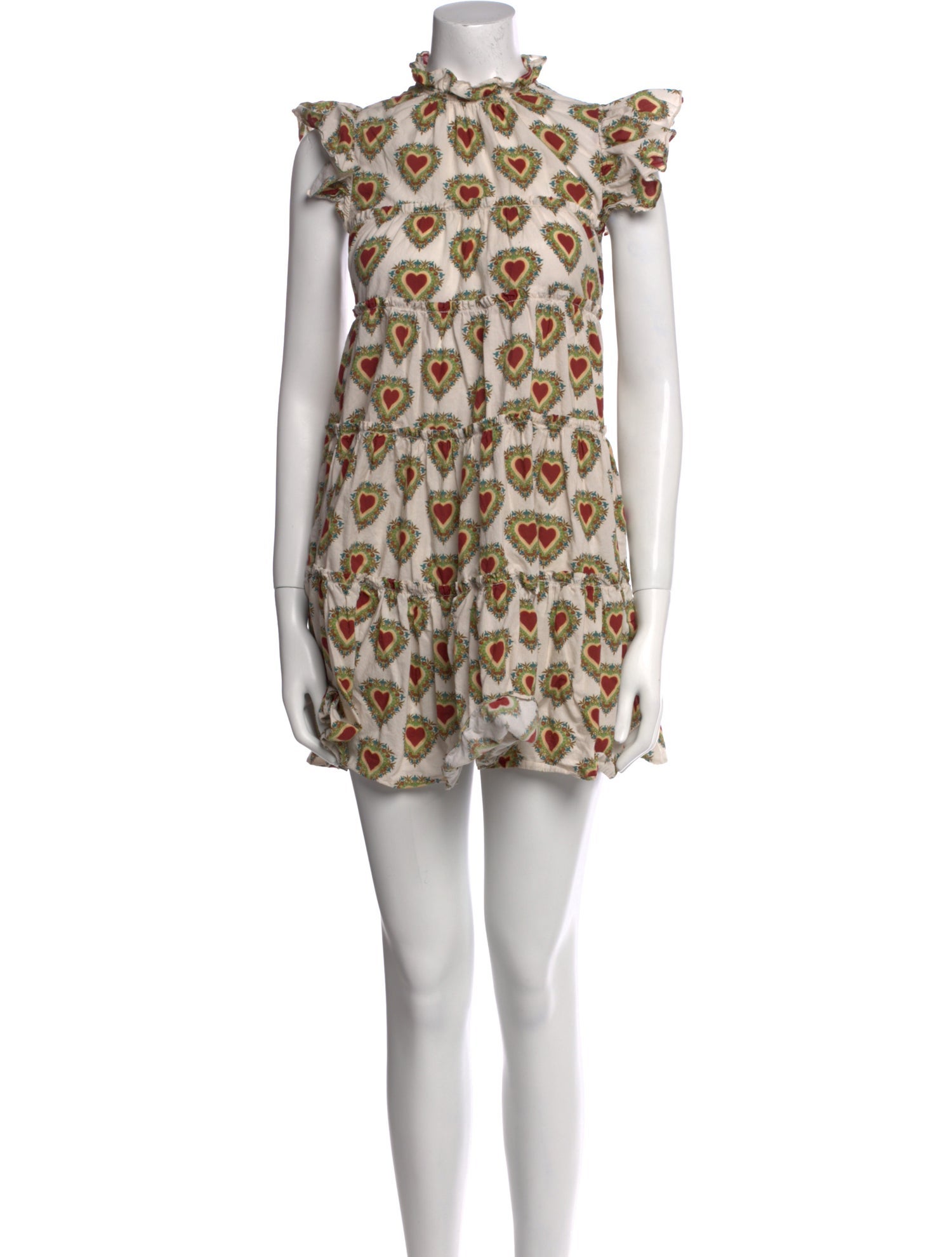 RHODE Floral Print Mini Dress