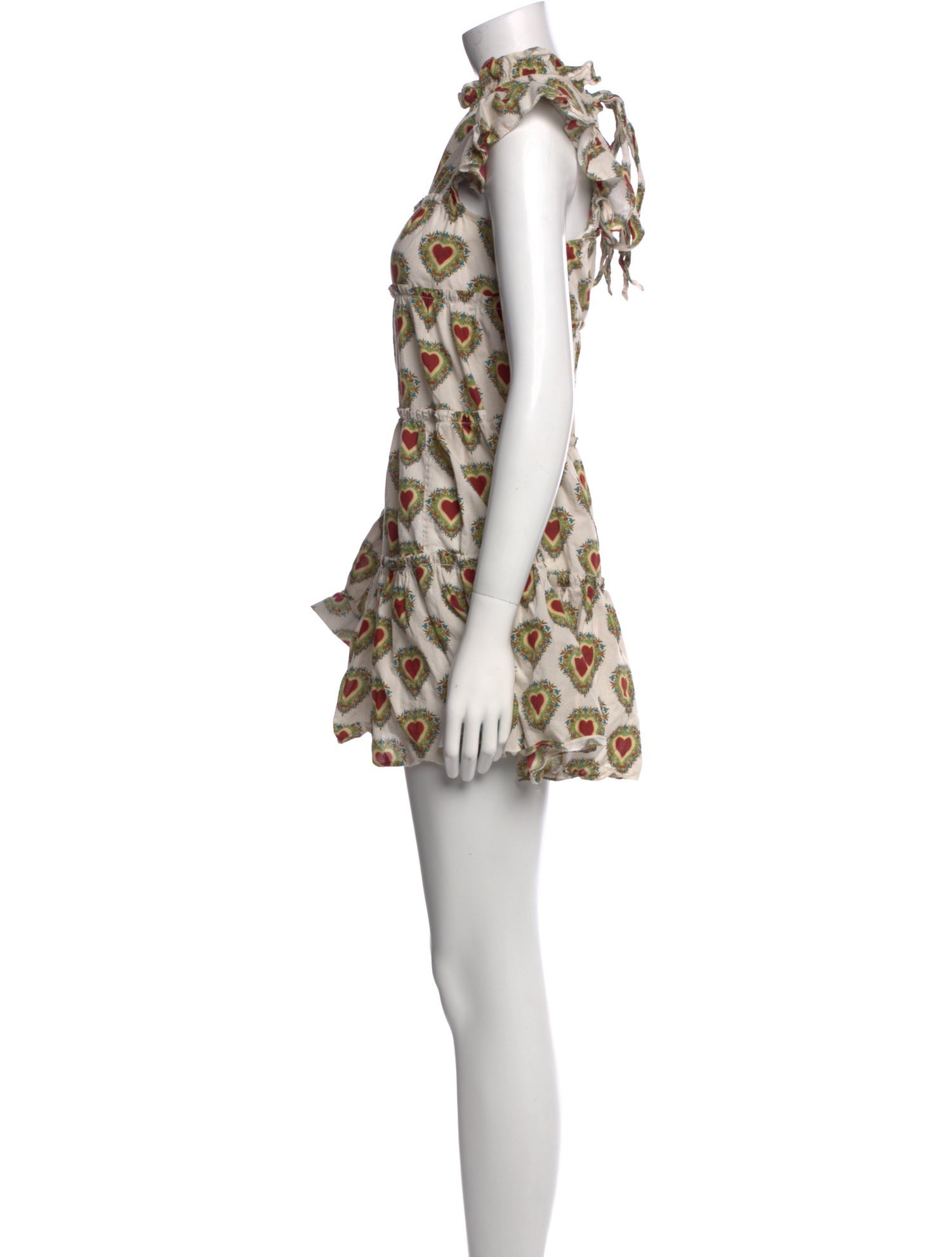 RHODE Floral Print Mini Dress