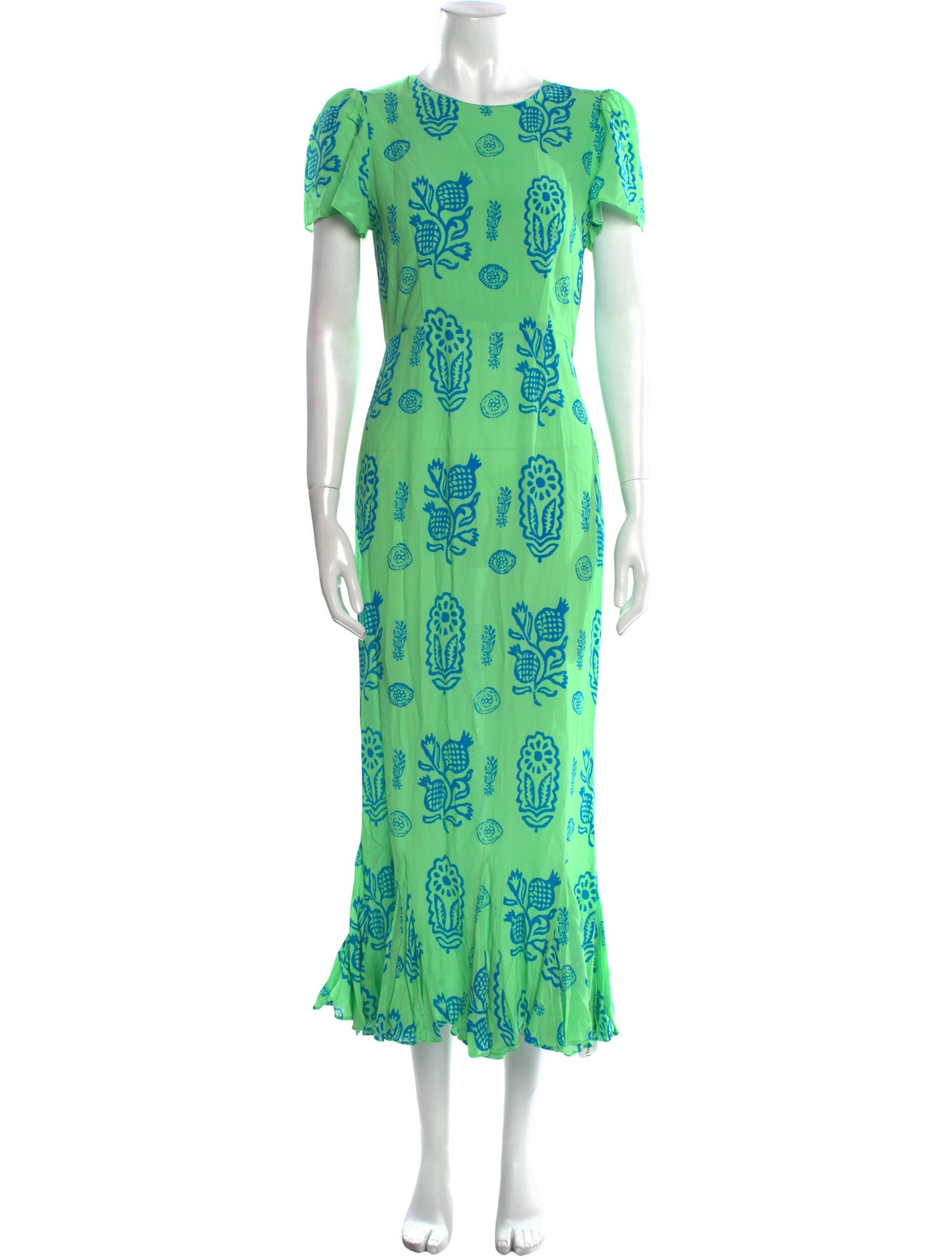 RHODE Floral Print Long Dress