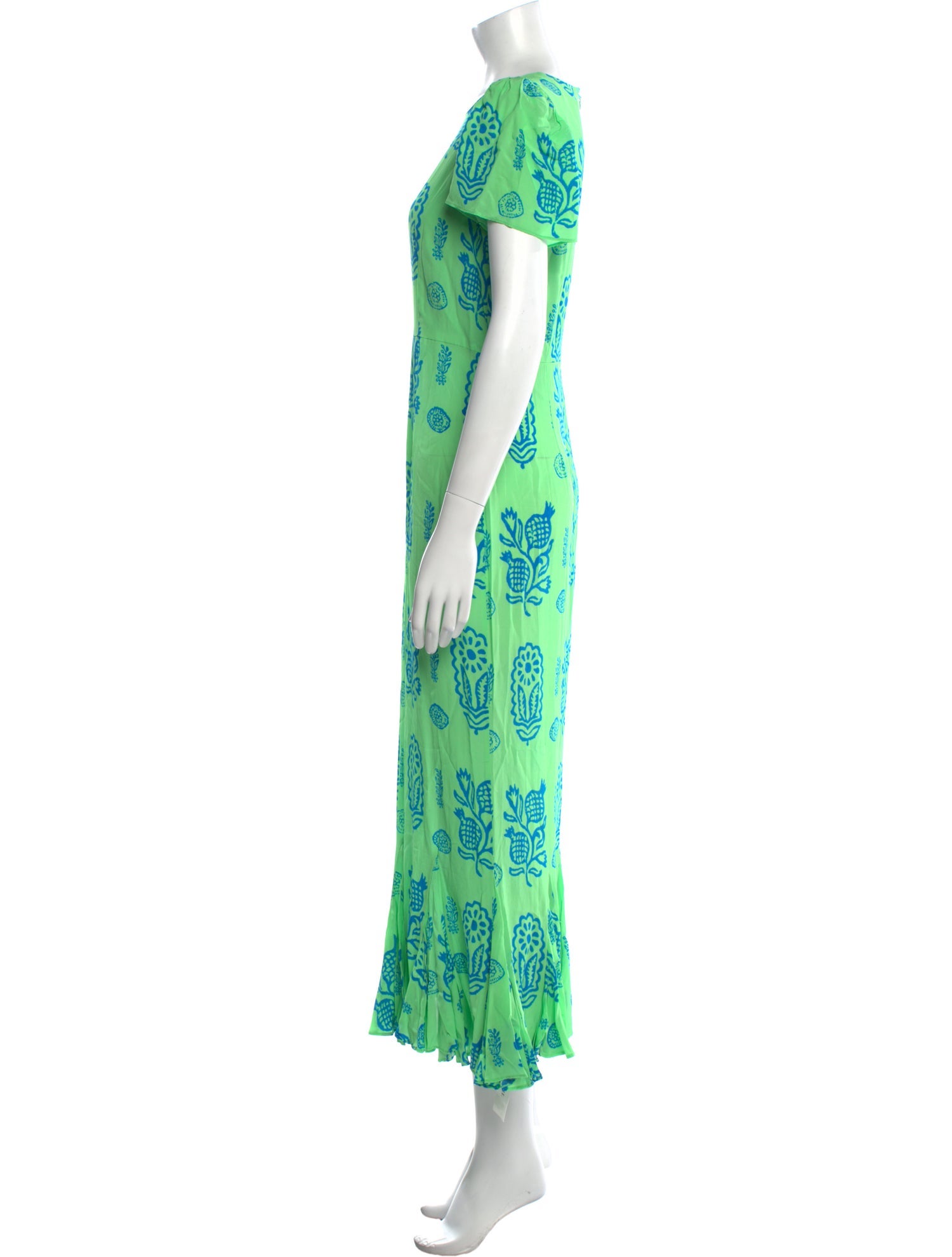 RHODE Floral Print Long Dress