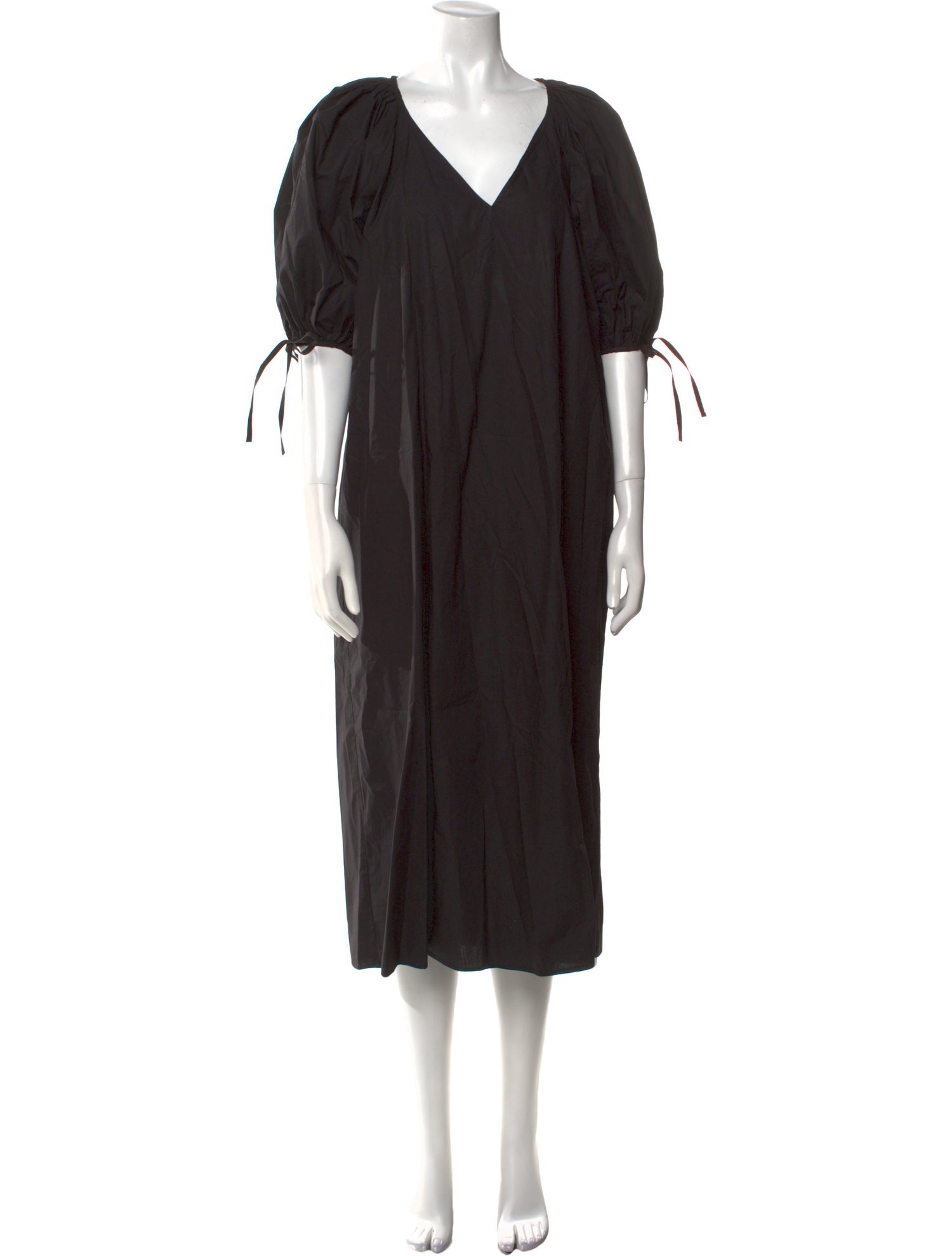 RHODE V-Neck Long Dress