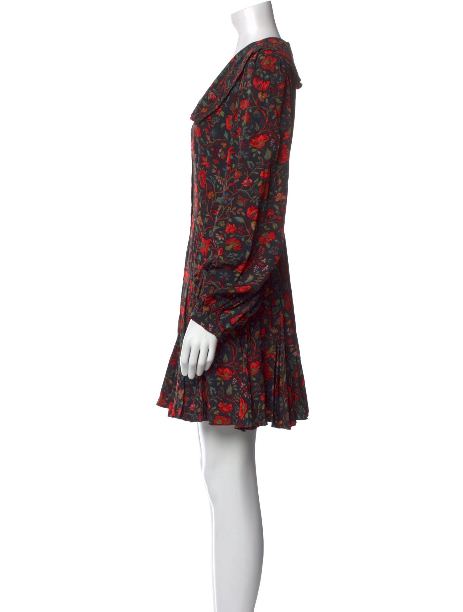 RHODE Floral Print Mini Dress