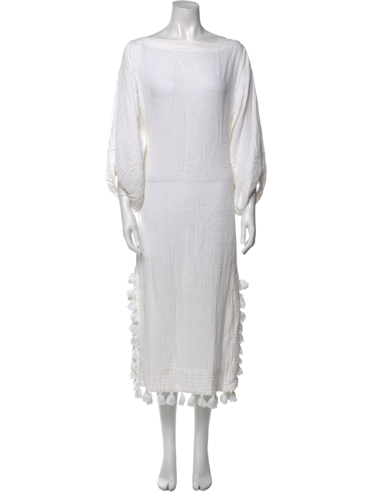 RHODE Bateau Neckline Midi Length Dress