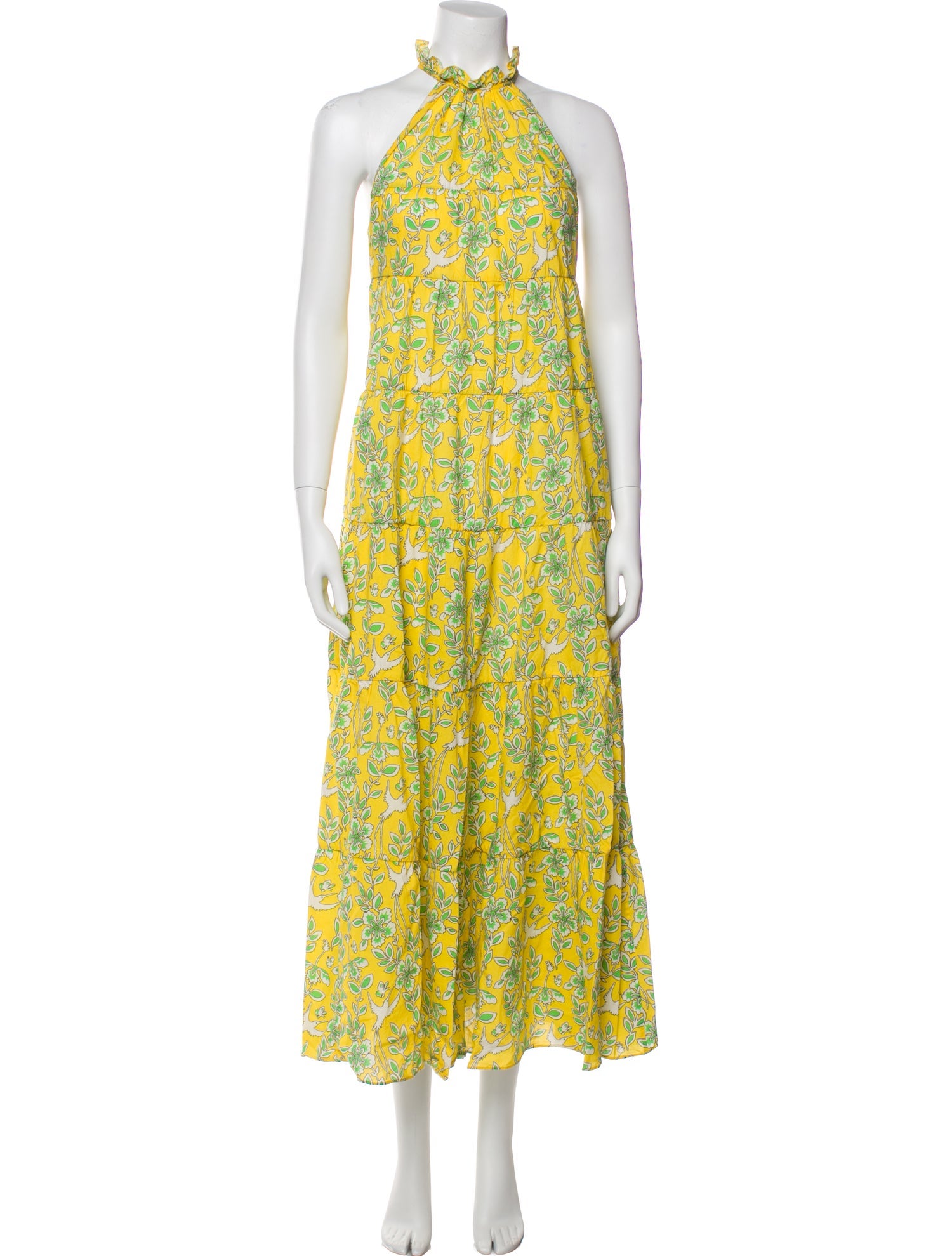 RHODE Printed Long Dress