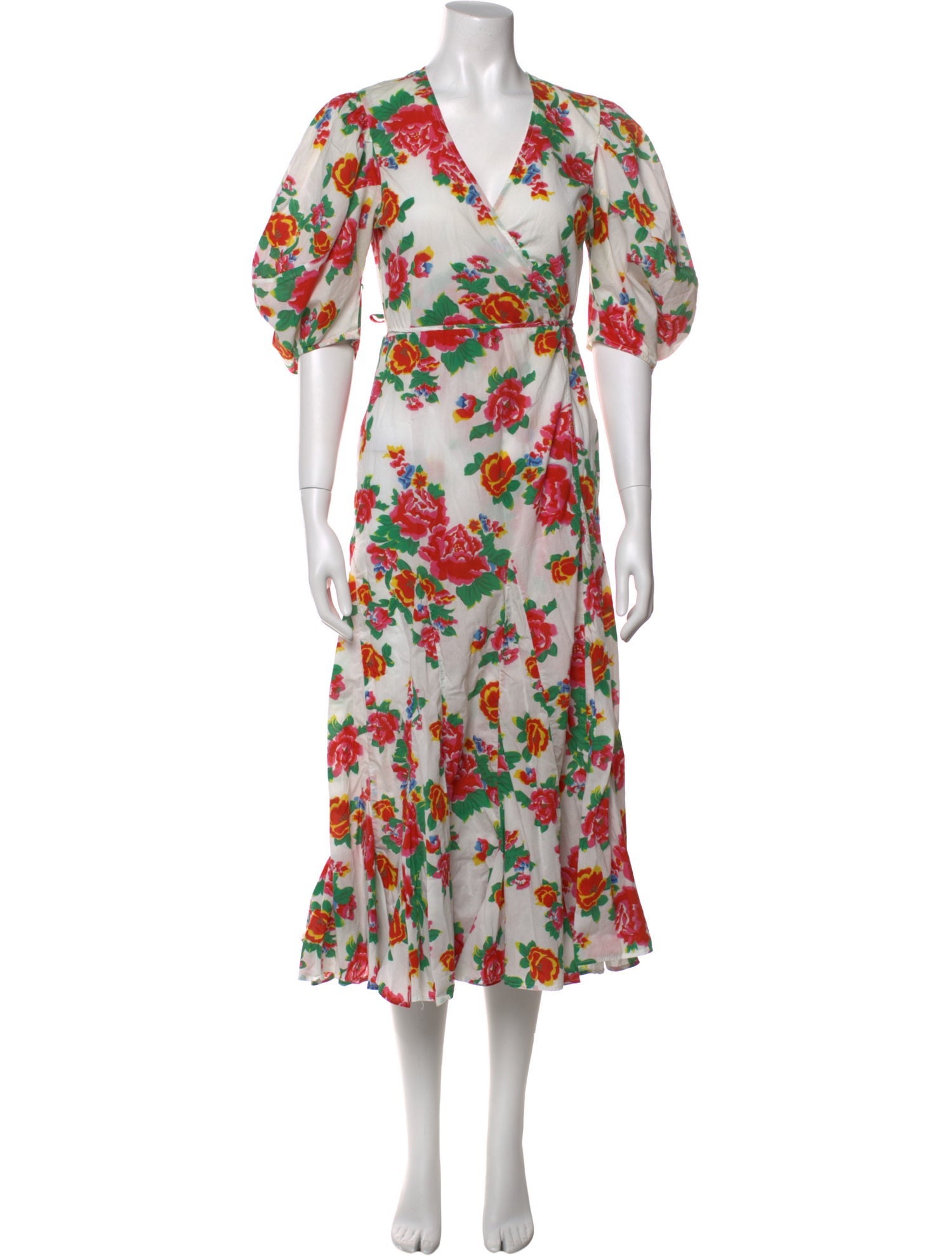 RHODE Floral Print Long Dress