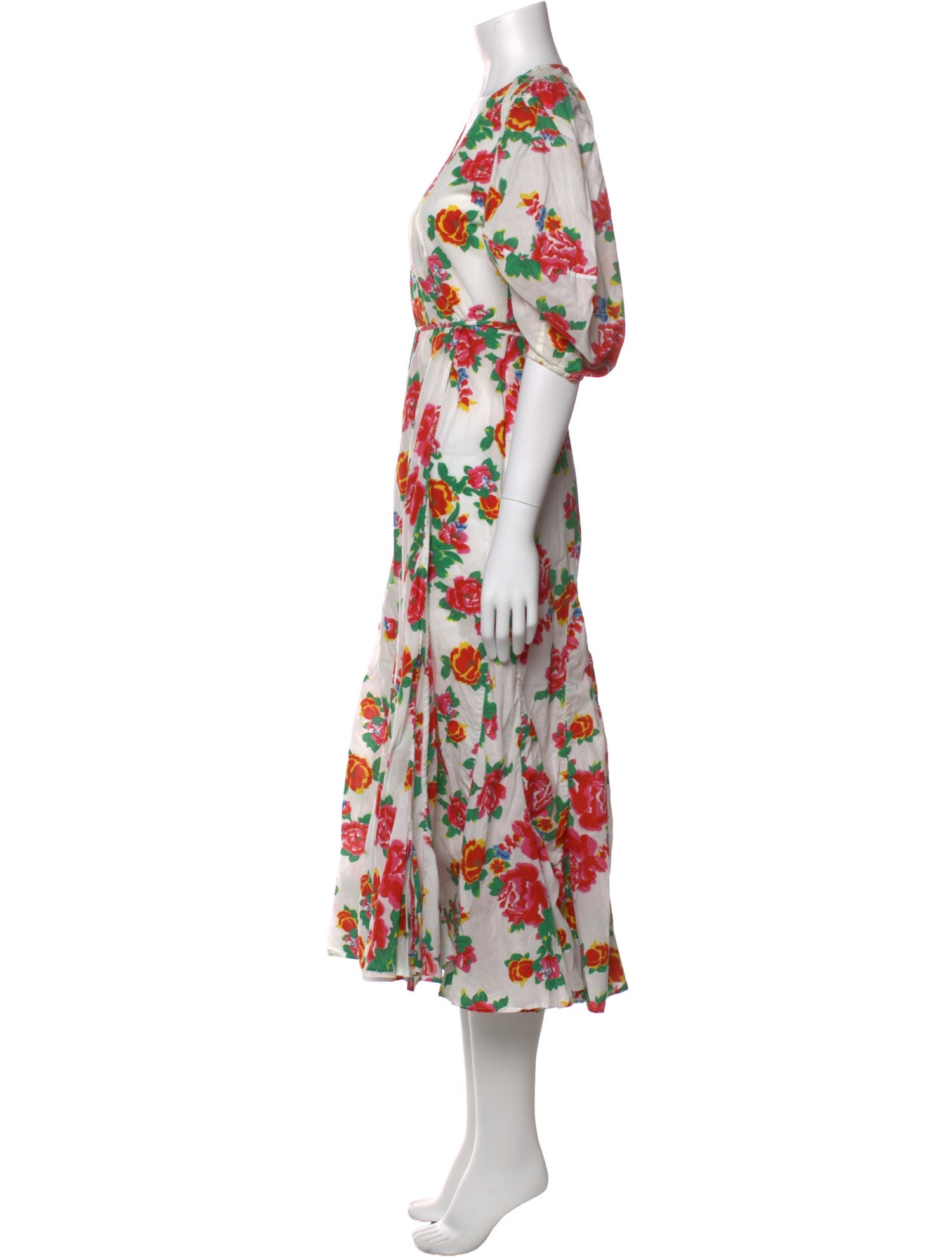 RHODE Floral Print Long Dress