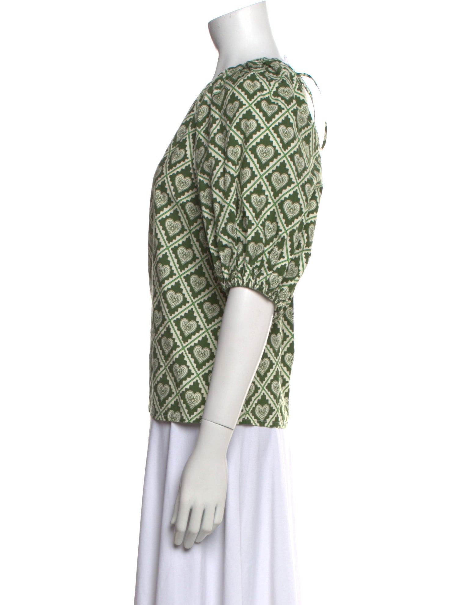 RHODE Printed Crew Neck Top