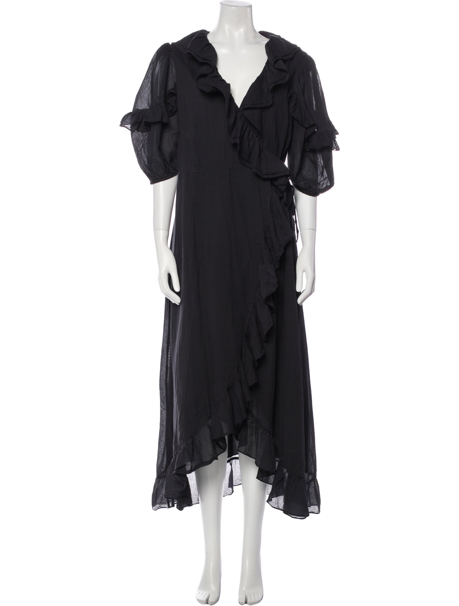 RHODE V-Neck Long Dress