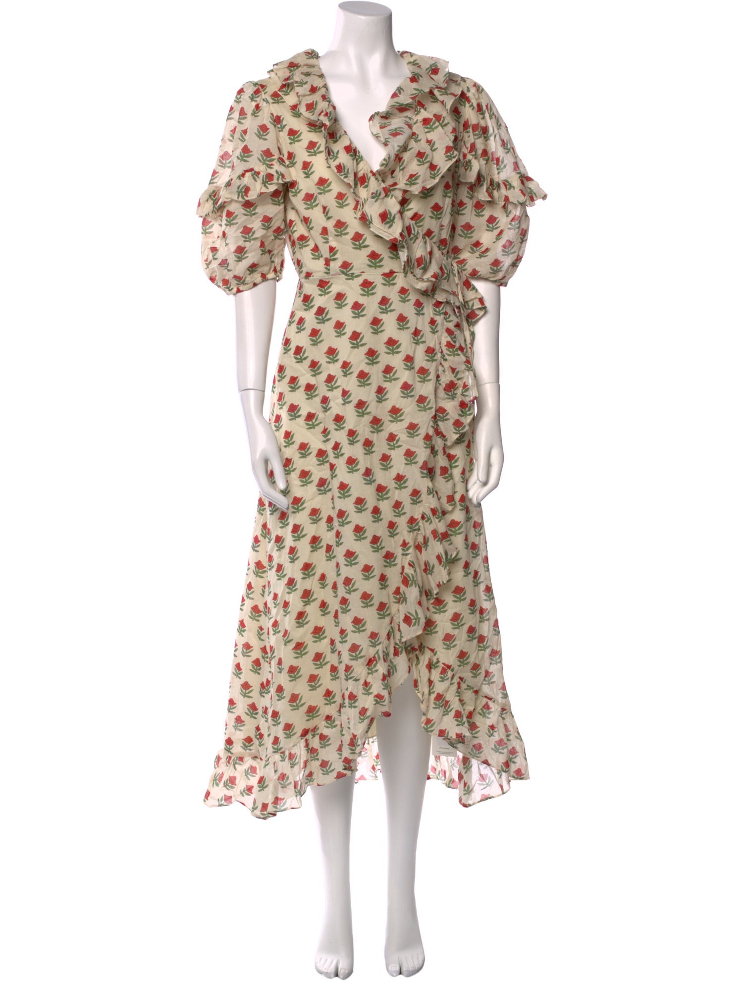 RHODE Floral Print Long Dress