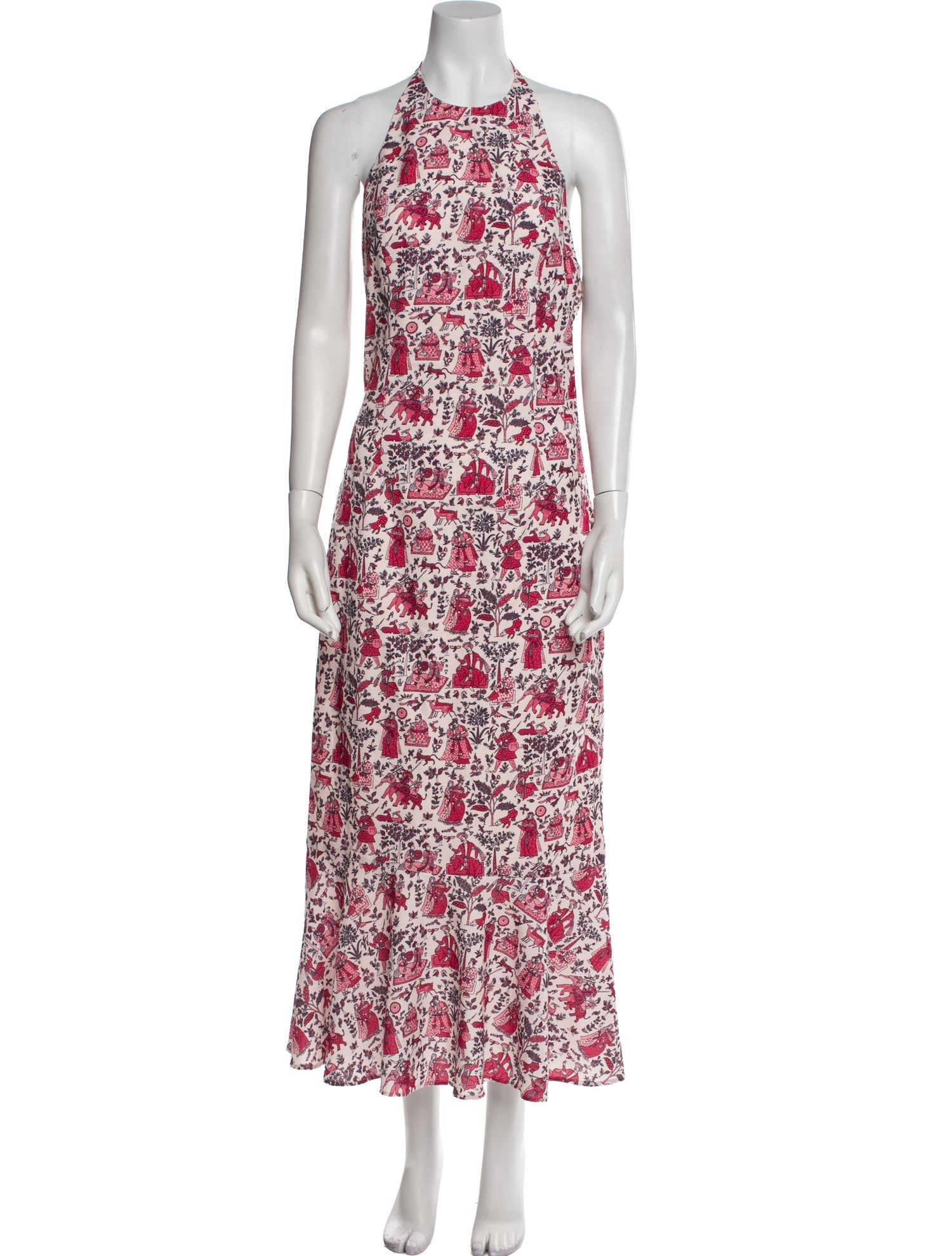 RHODE Floral Print Long Dress