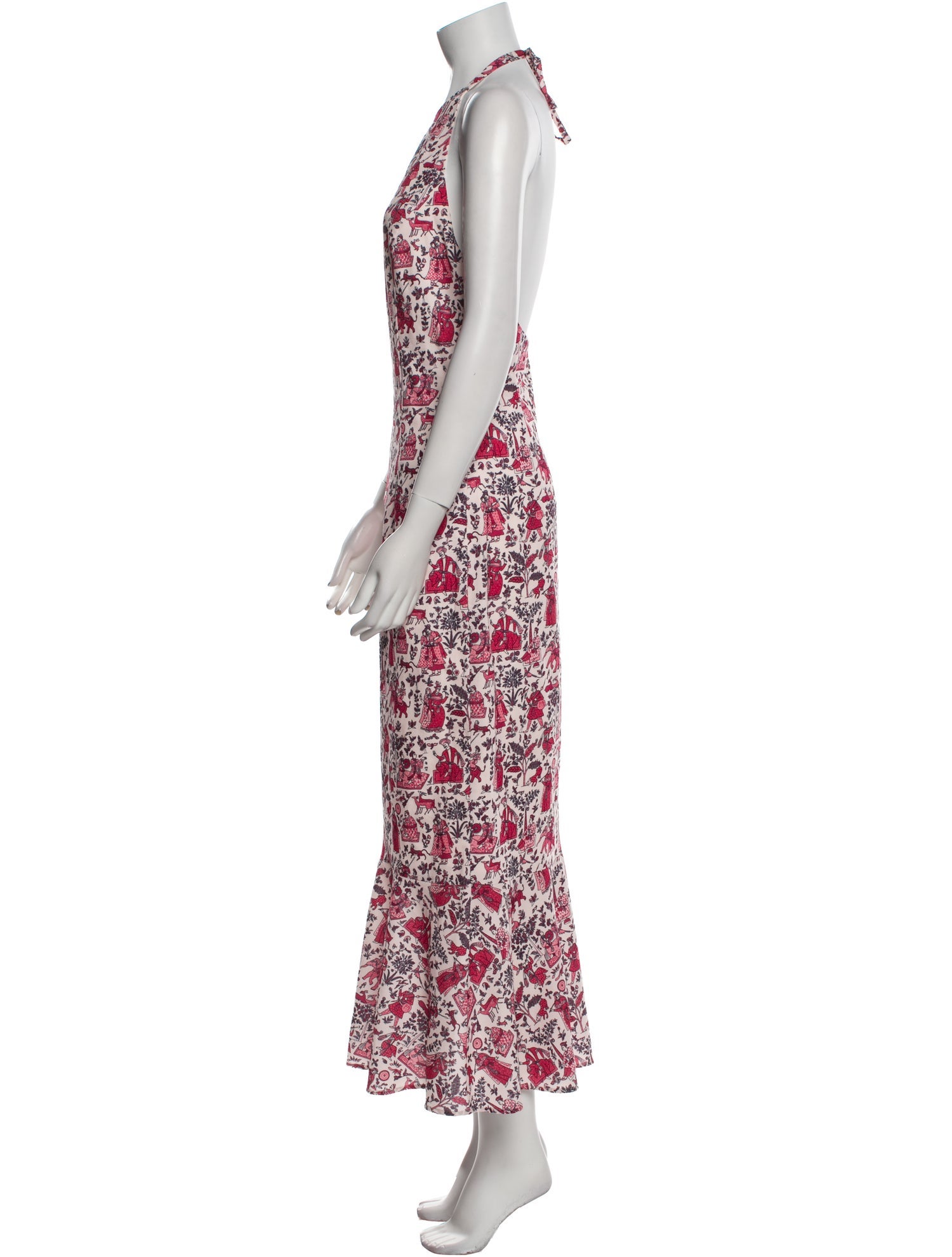 RHODE Floral Print Long Dress
