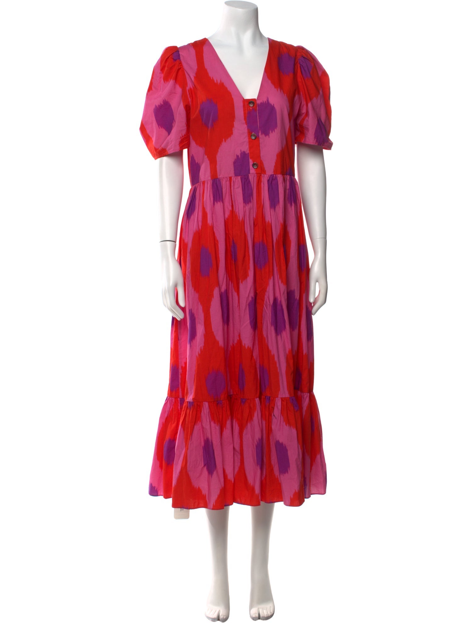 RHODE Printed Long Dress