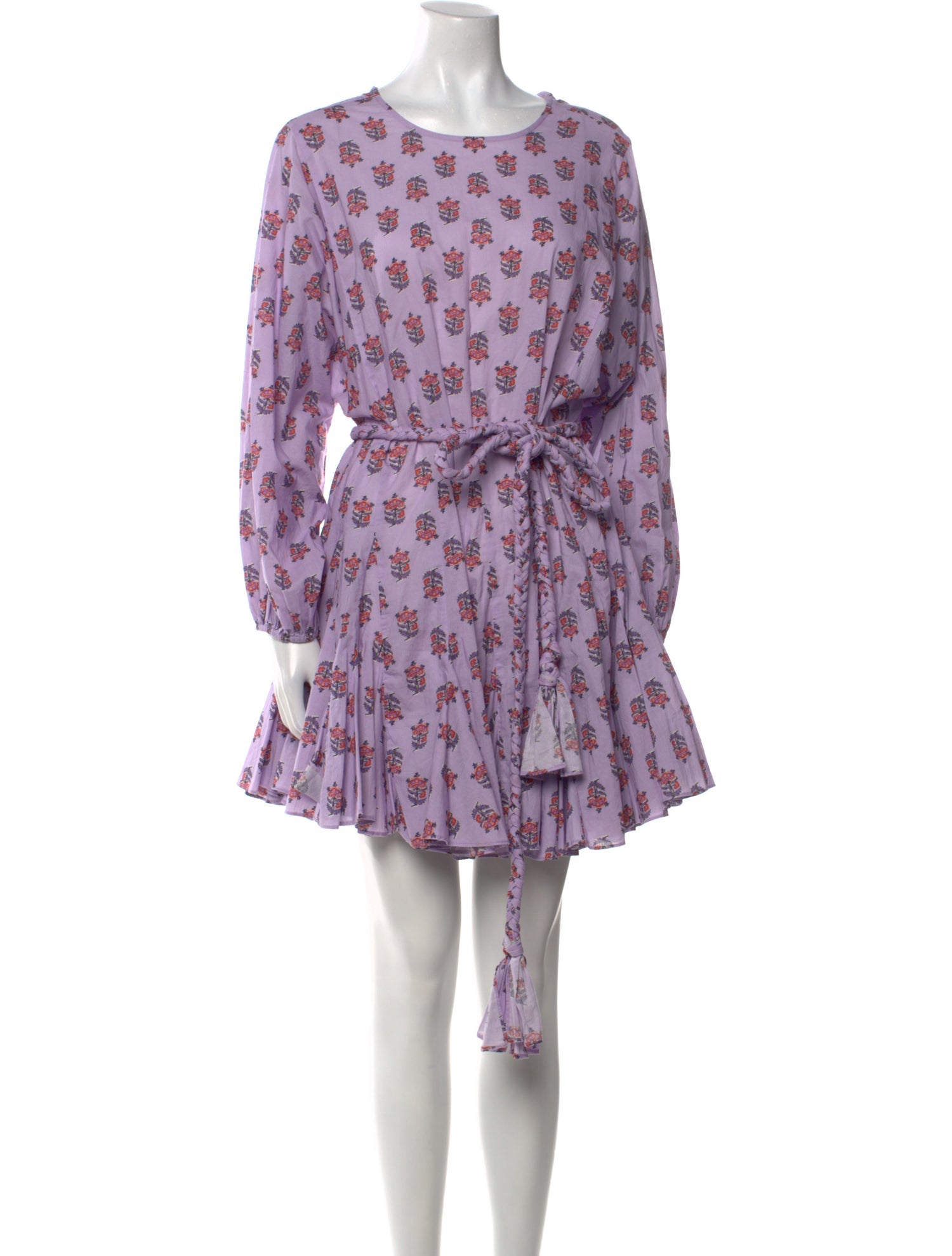 RHODE Floral Print Mini Dress