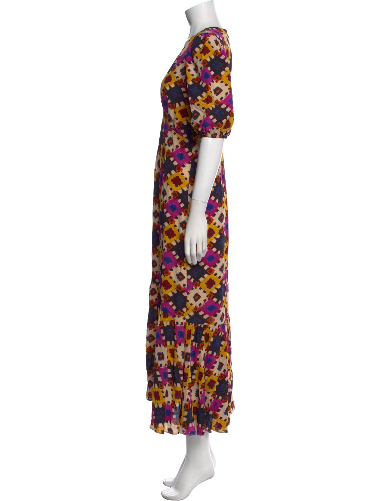 RHODE Floral Print Long Dress