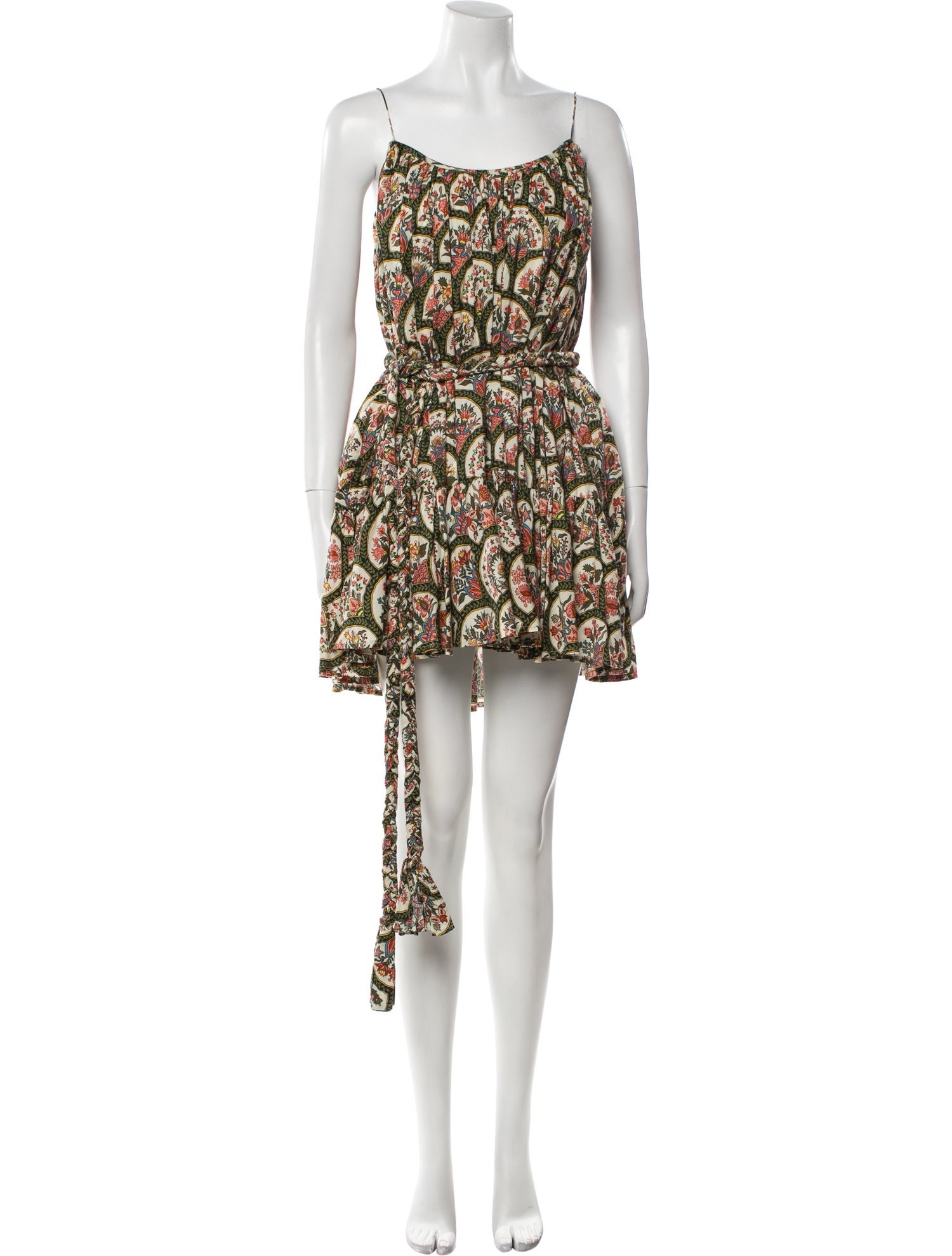 RHODE Floral Print Mini Dress