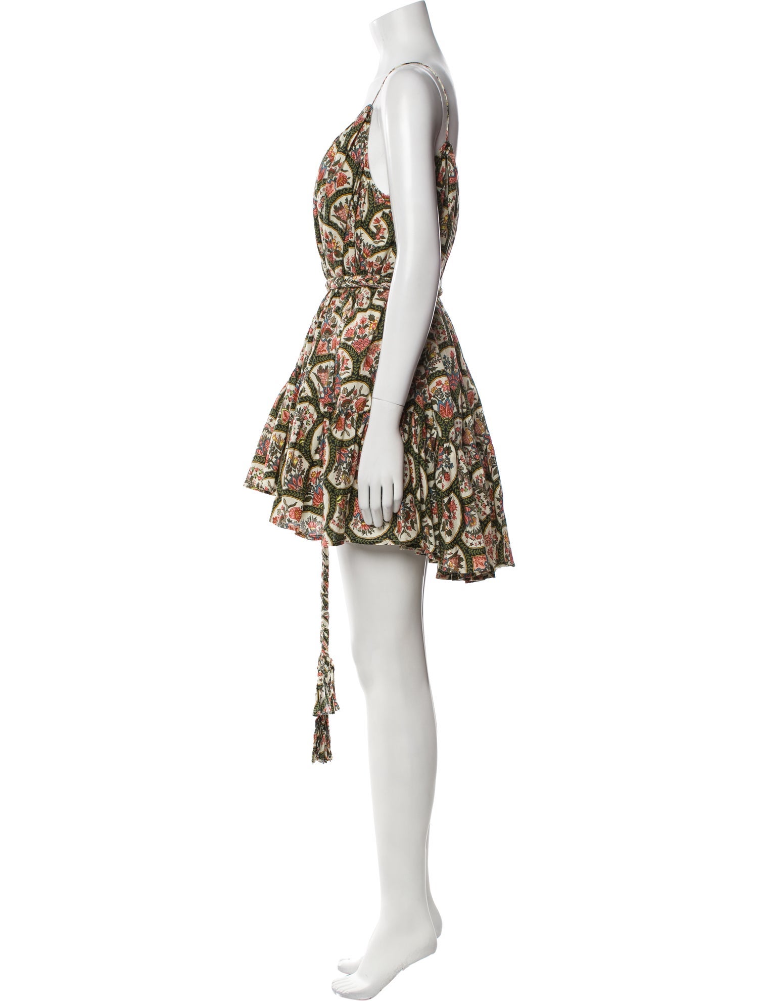 RHODE Floral Print Mini Dress