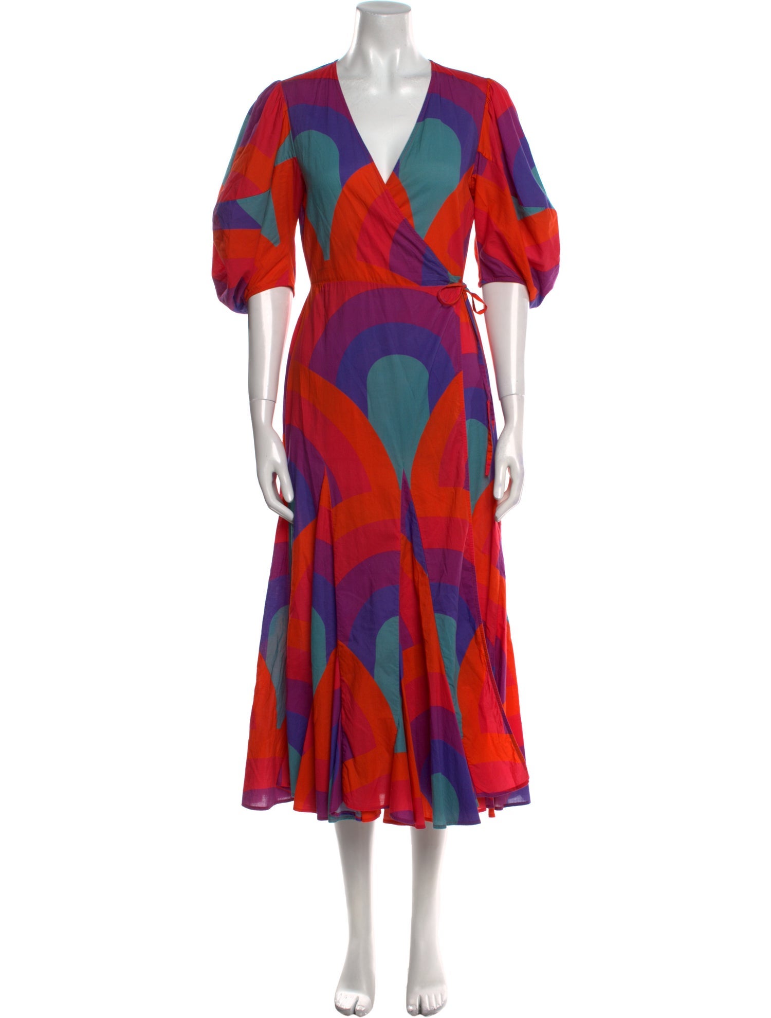 RHODE Printed Long Dress