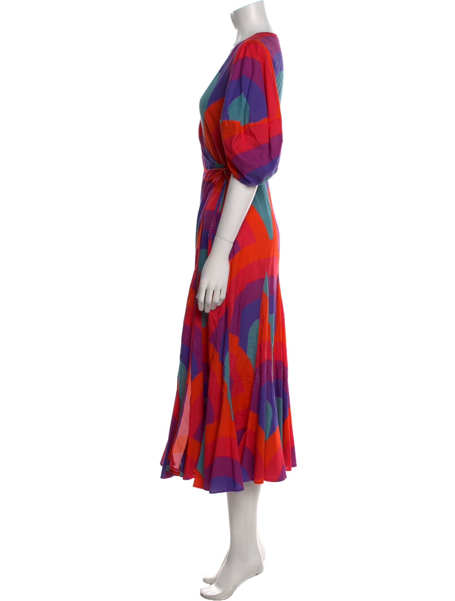 RHODE Printed Long Dress