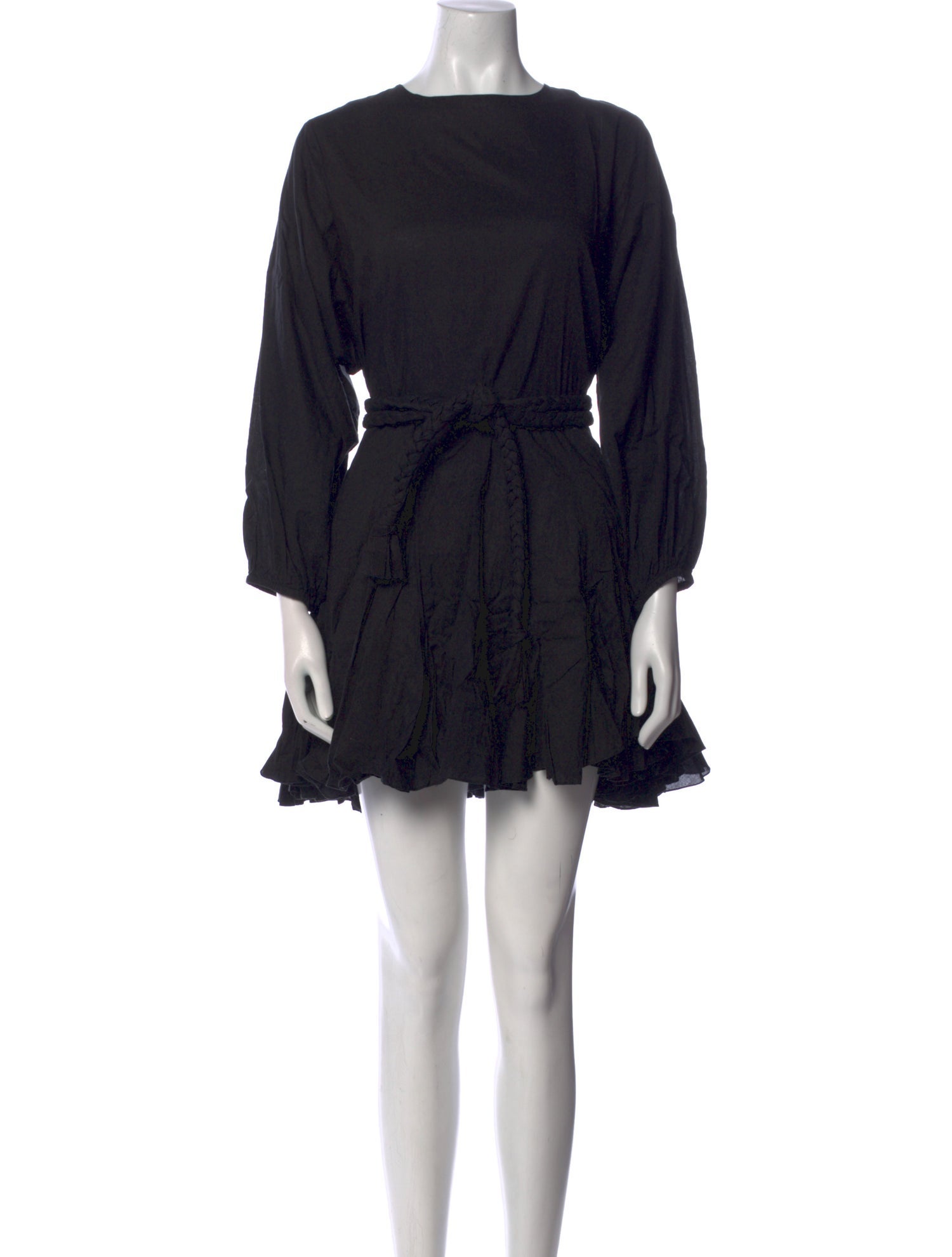 RHODE Bateau Neckline Mini Dress