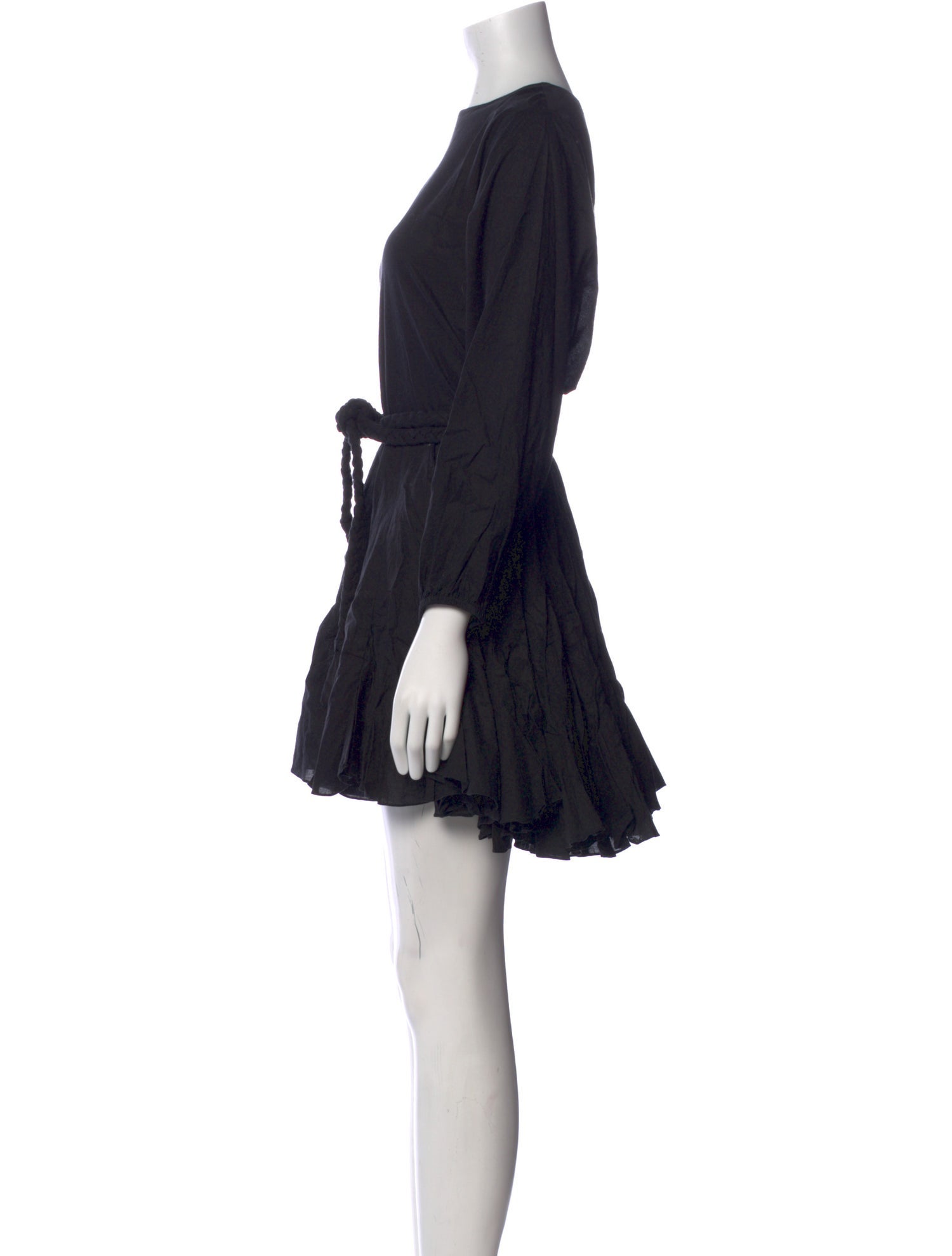 RHODE Bateau Neckline Mini Dress