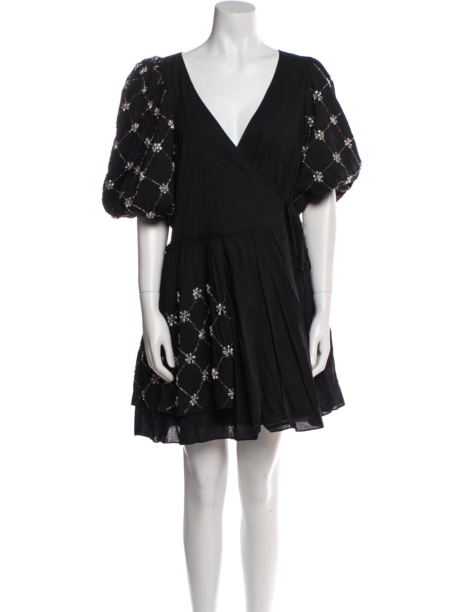 RHODE Floral Print Mini Dress