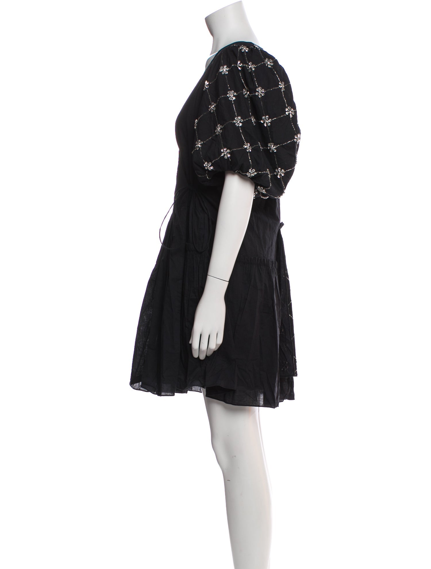 RHODE Floral Print Mini Dress